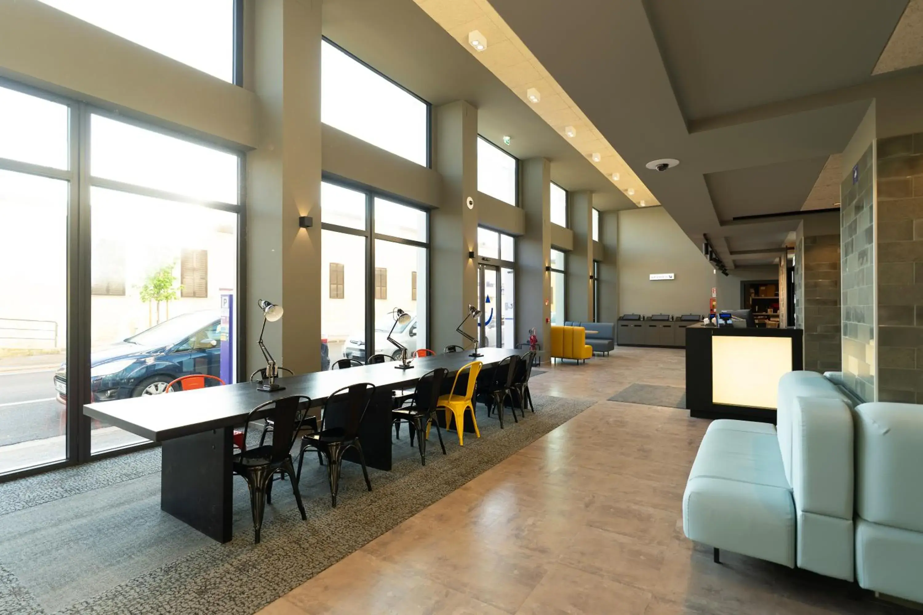 Lobby or reception in a&o Hostel Firenze Campo di Marte Lobby or reception in a&o Hostel Firenze Campo di Marte