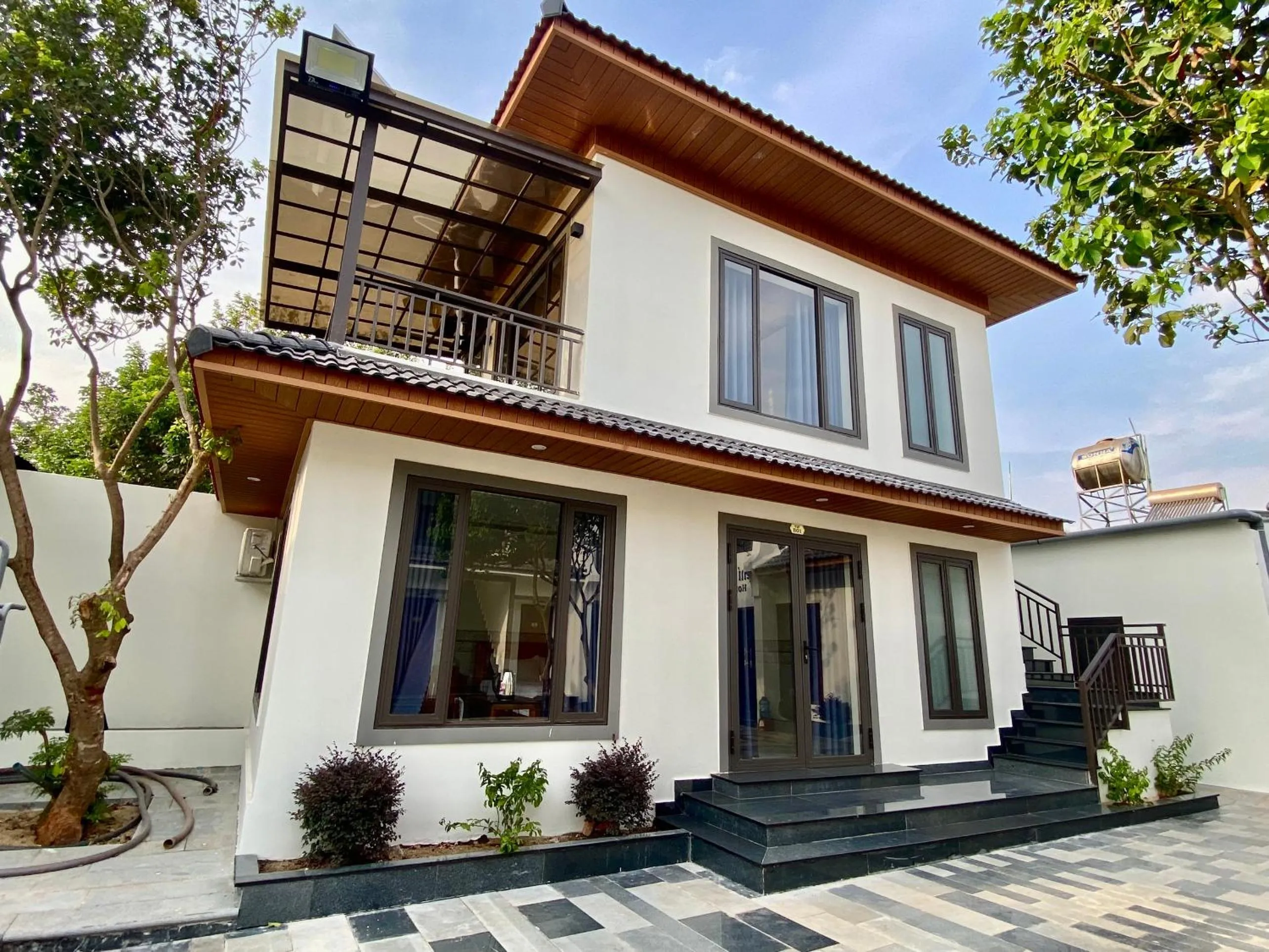 Patio in Chí Thanh Homestay