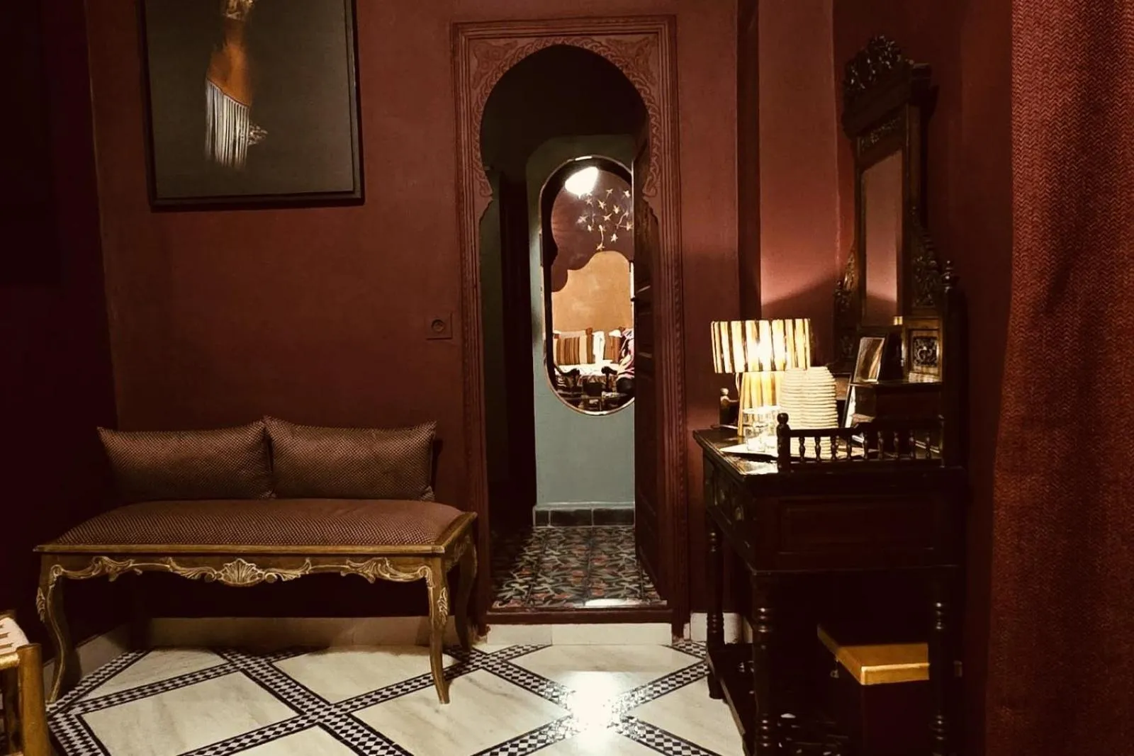 Bedroom in Riad & Spa Stella Cadente Marrakech