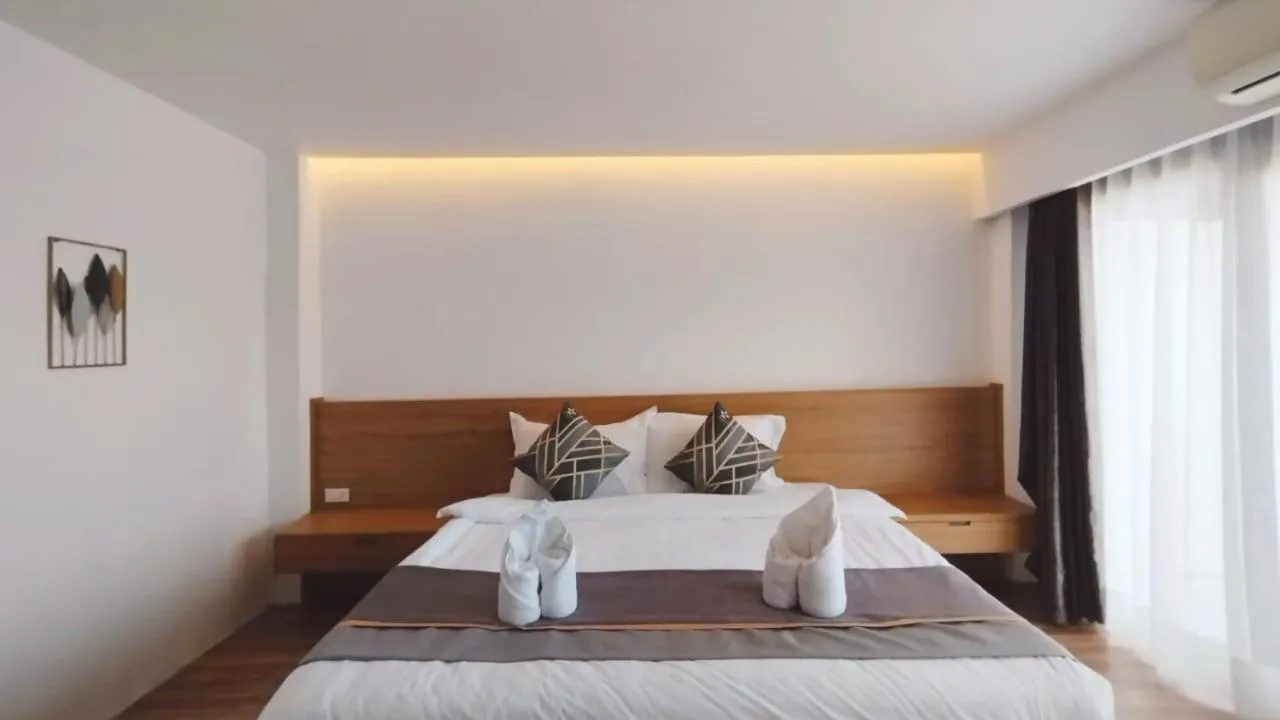 Bed in Remember Vangvieng Hotel