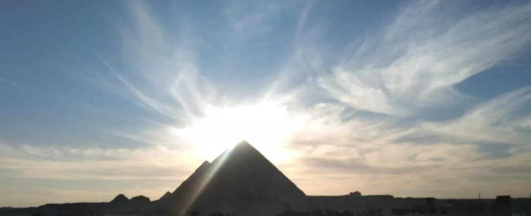 Landmark view in Sami pyramids Inn