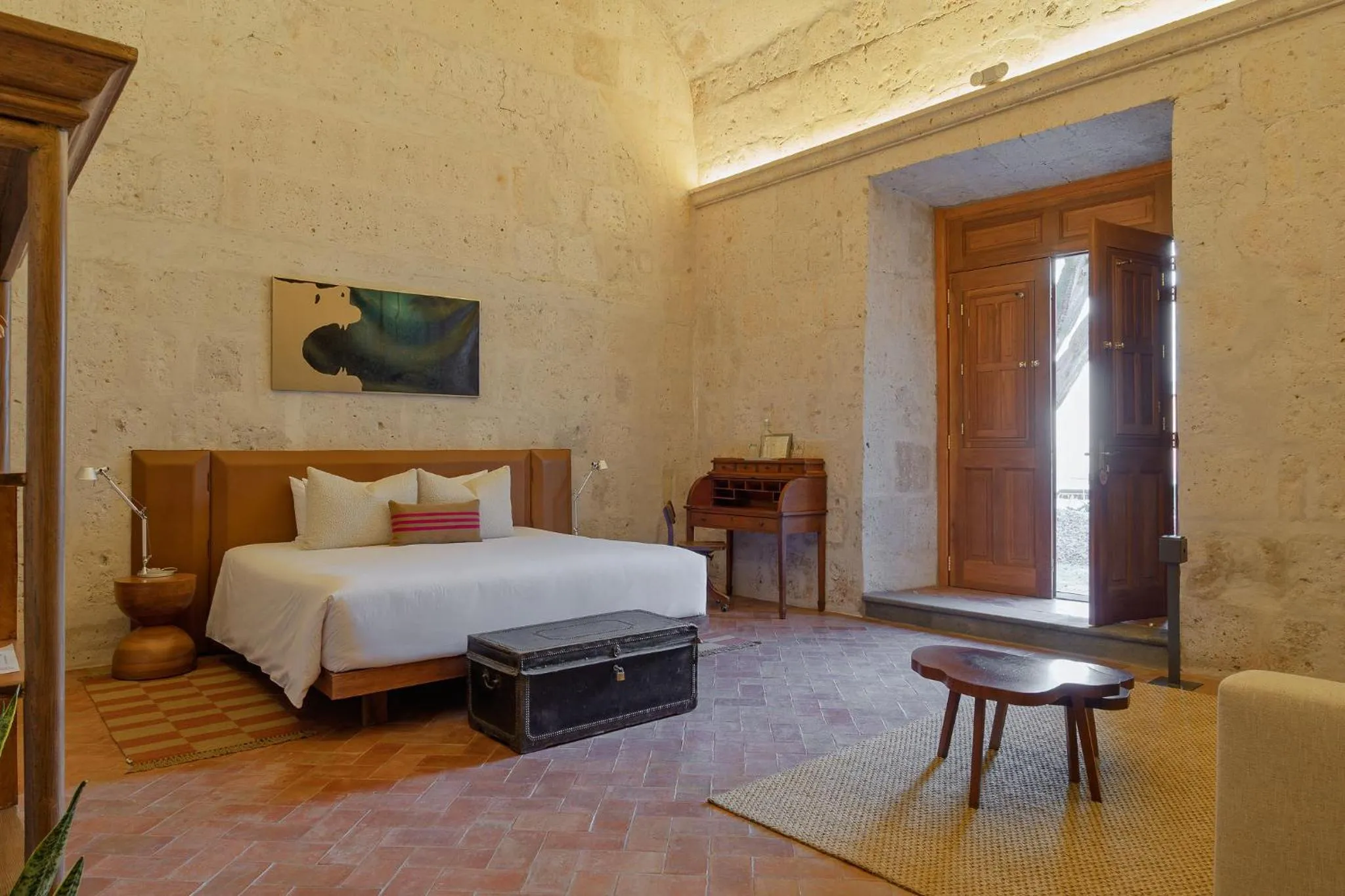 Bed in Palacio Guaqui by Ananay Hotels
