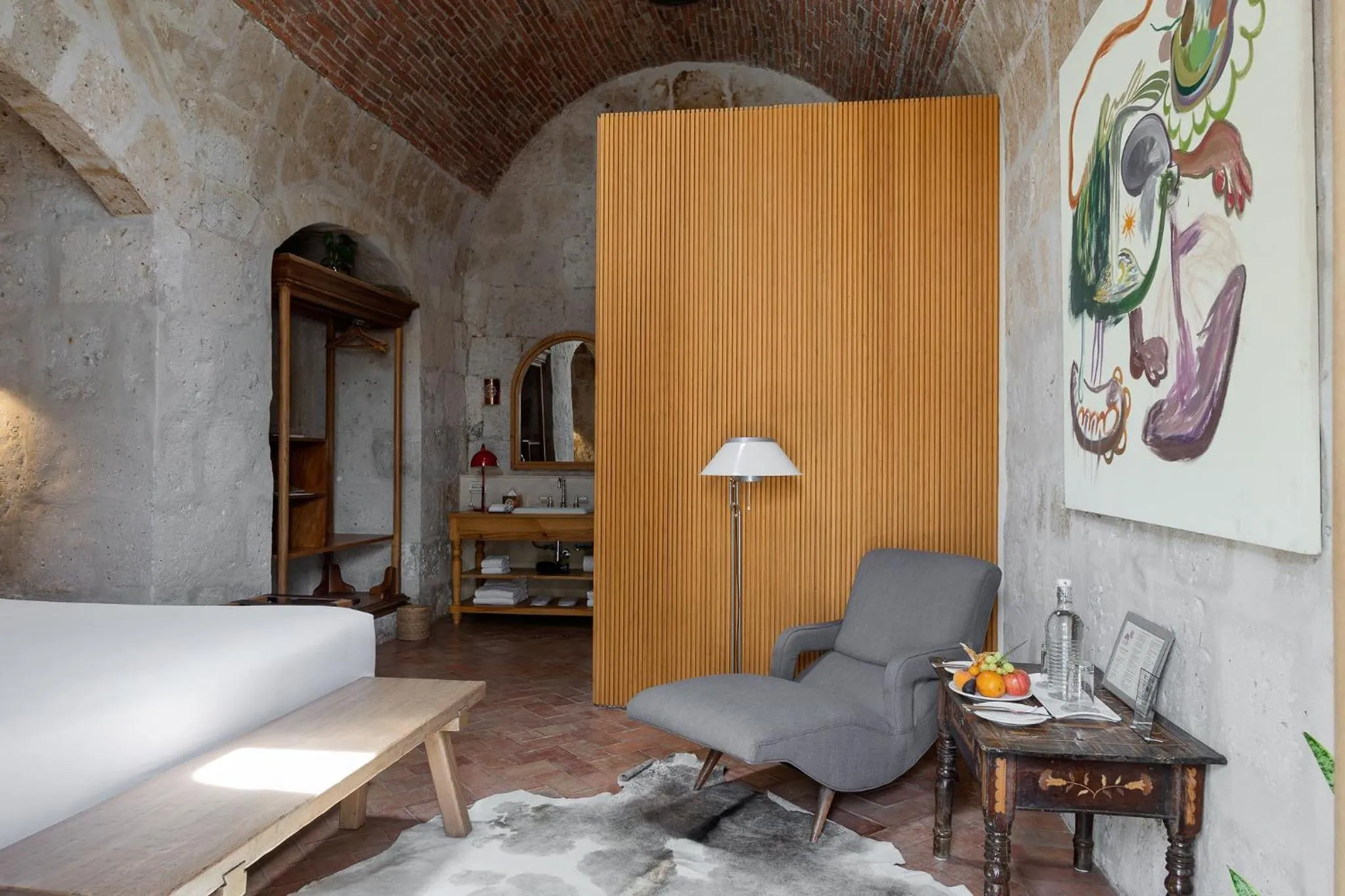 Bathroom, Bed in Palacio Guaqui by Ananay Hotels