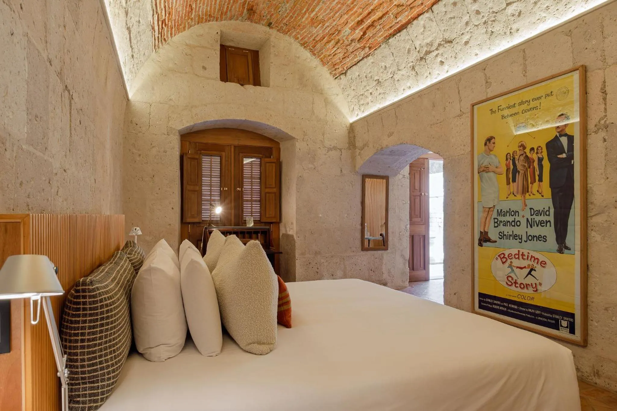 Bed in Palacio Guaqui by Ananay Hotels