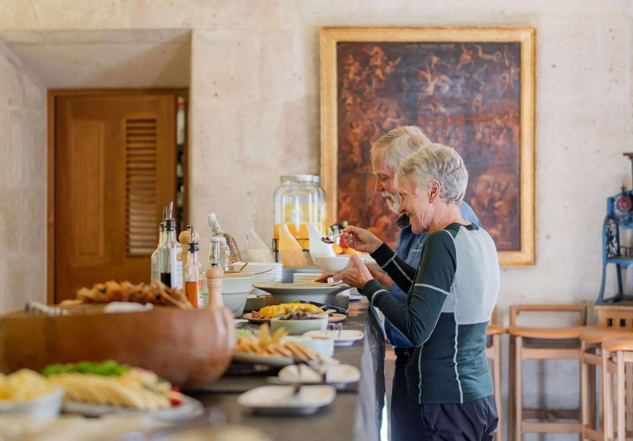 Buffet breakfast in Palacio Guaqui by Ananay Hotels