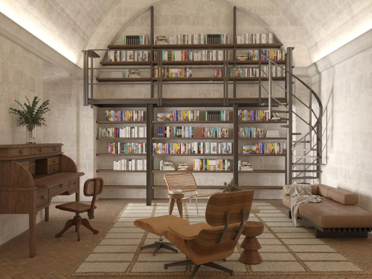 Library in Palacio Guaqui by Ananay Hotels