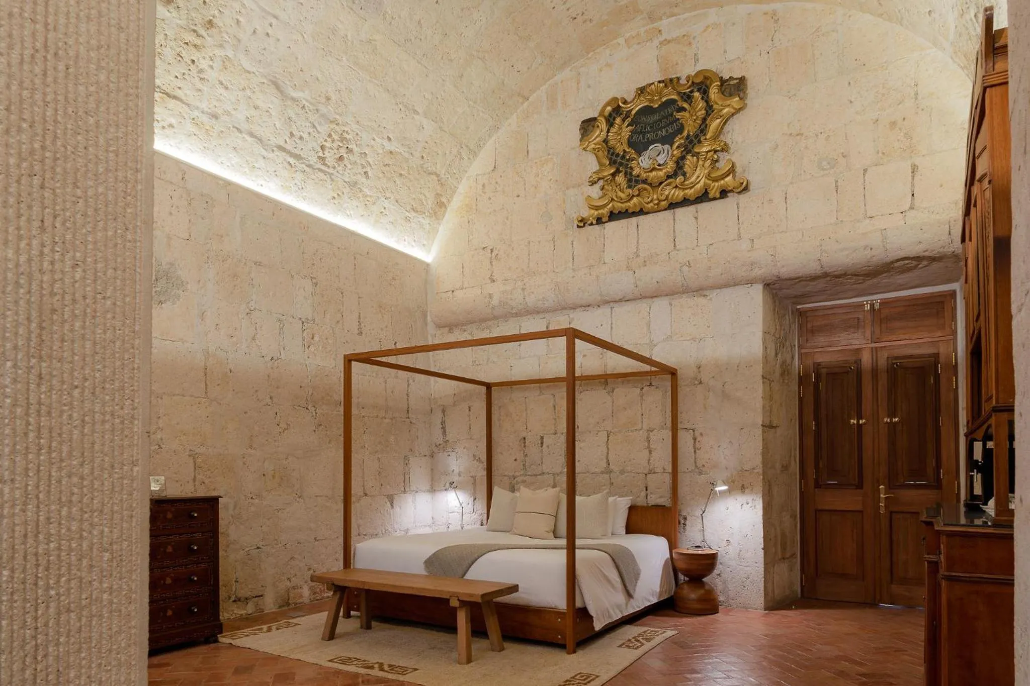 Bed in Palacio Guaqui by Ananay Hotels