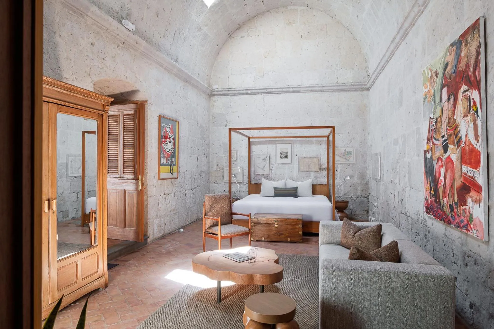 Bed in Palacio Guaqui by Ananay Hotels