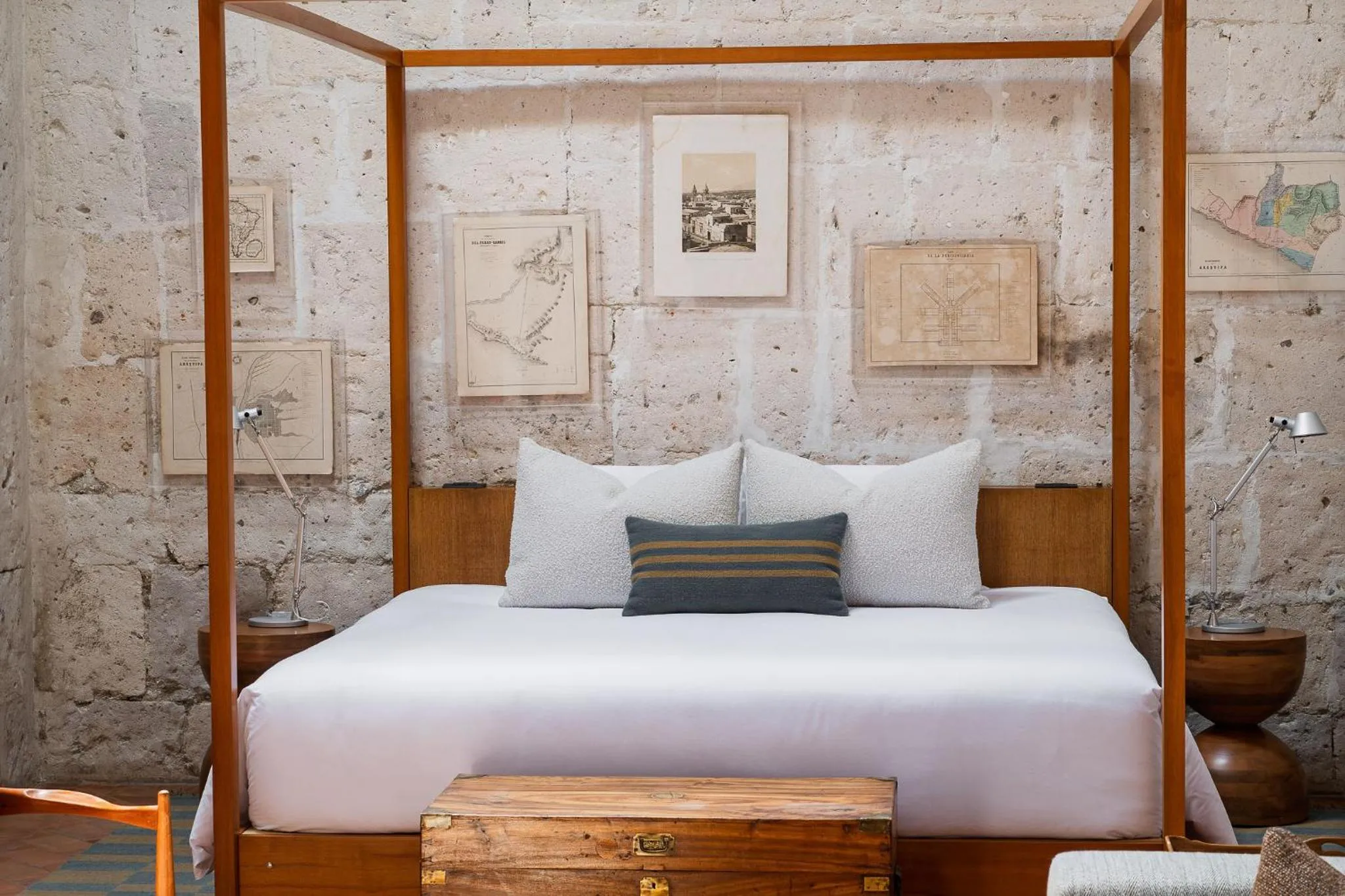 Bed in Palacio Guaqui by Ananay Hotels