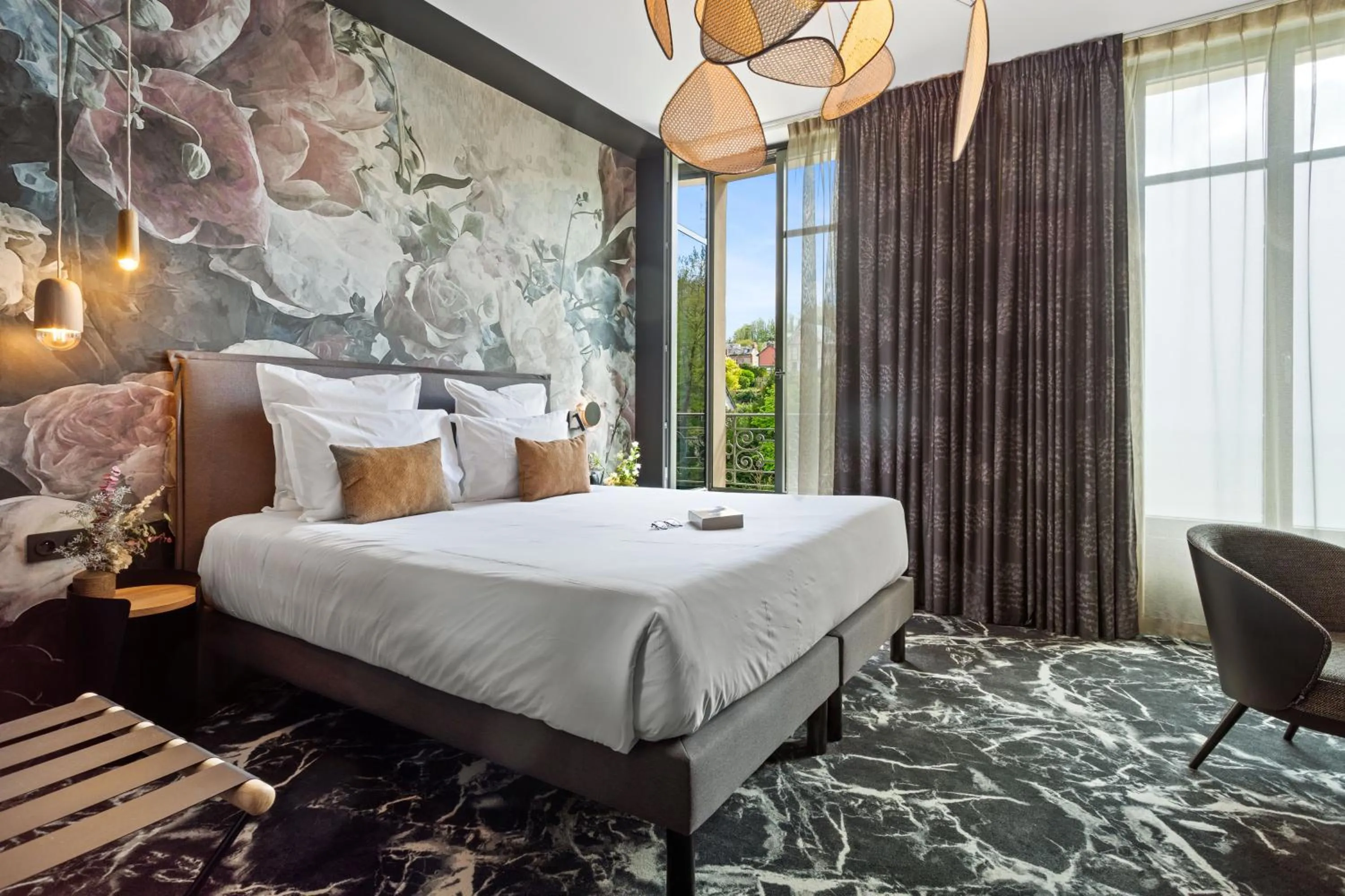 Bed in LE RITUEL HOTEL & SPA