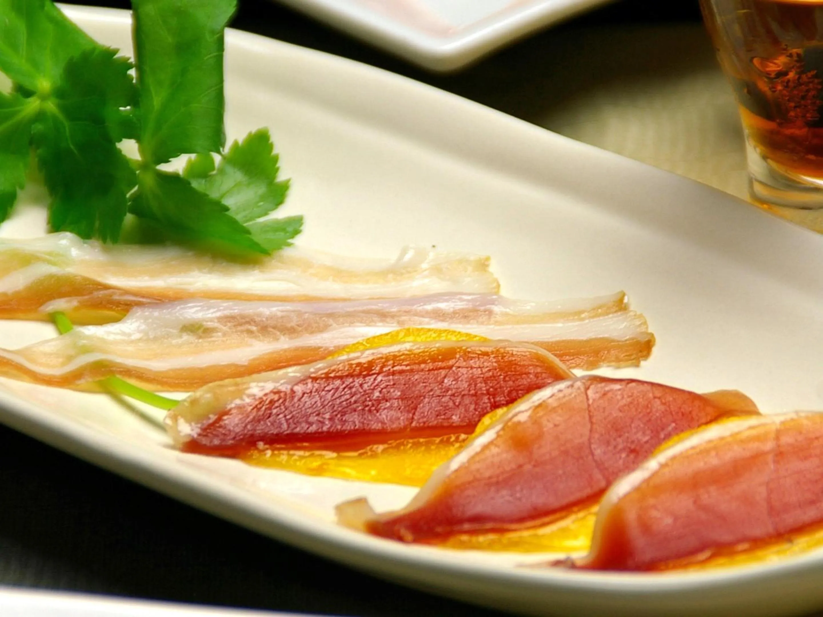 Food close-up in Takarabune Onsen Yumoto Kotobuki