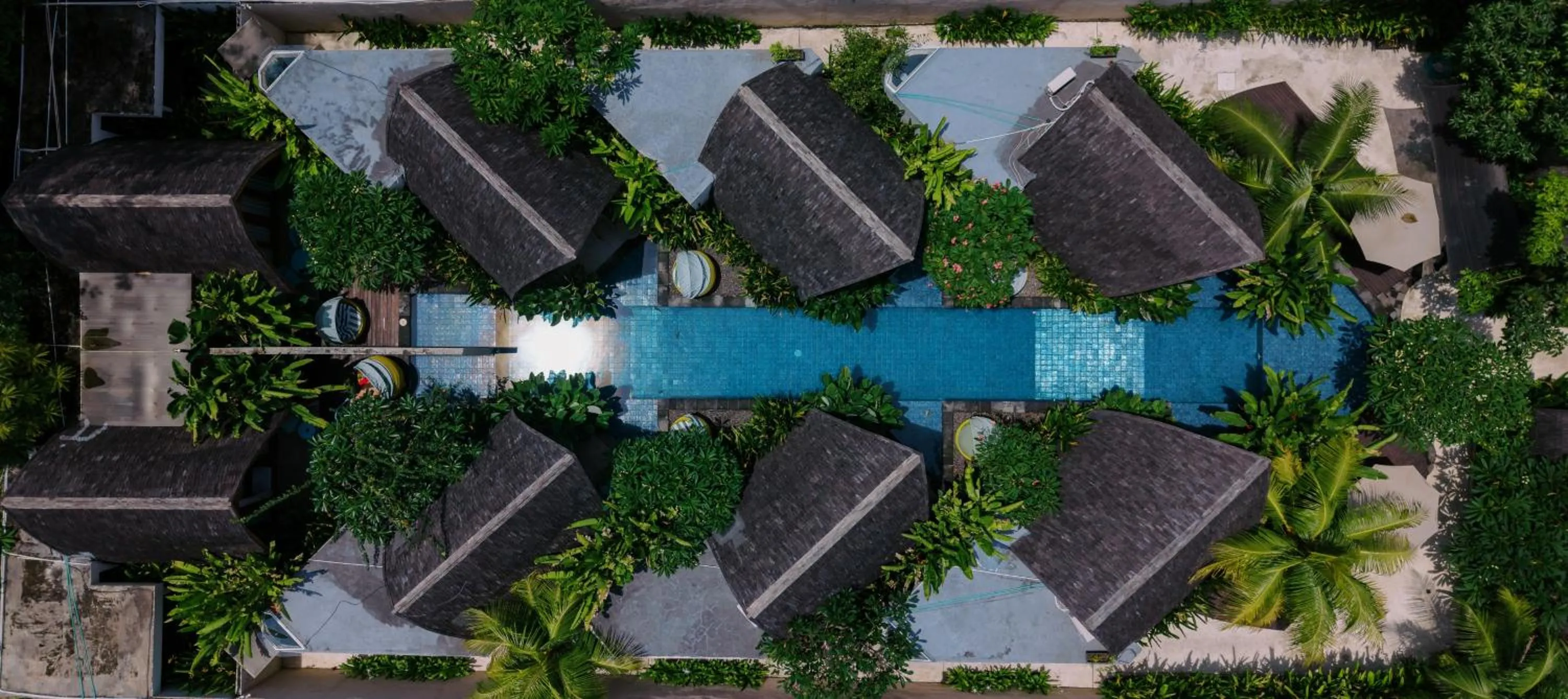 Bird's eye view in Abian Klumpu Villa & Spa Sanur Bali