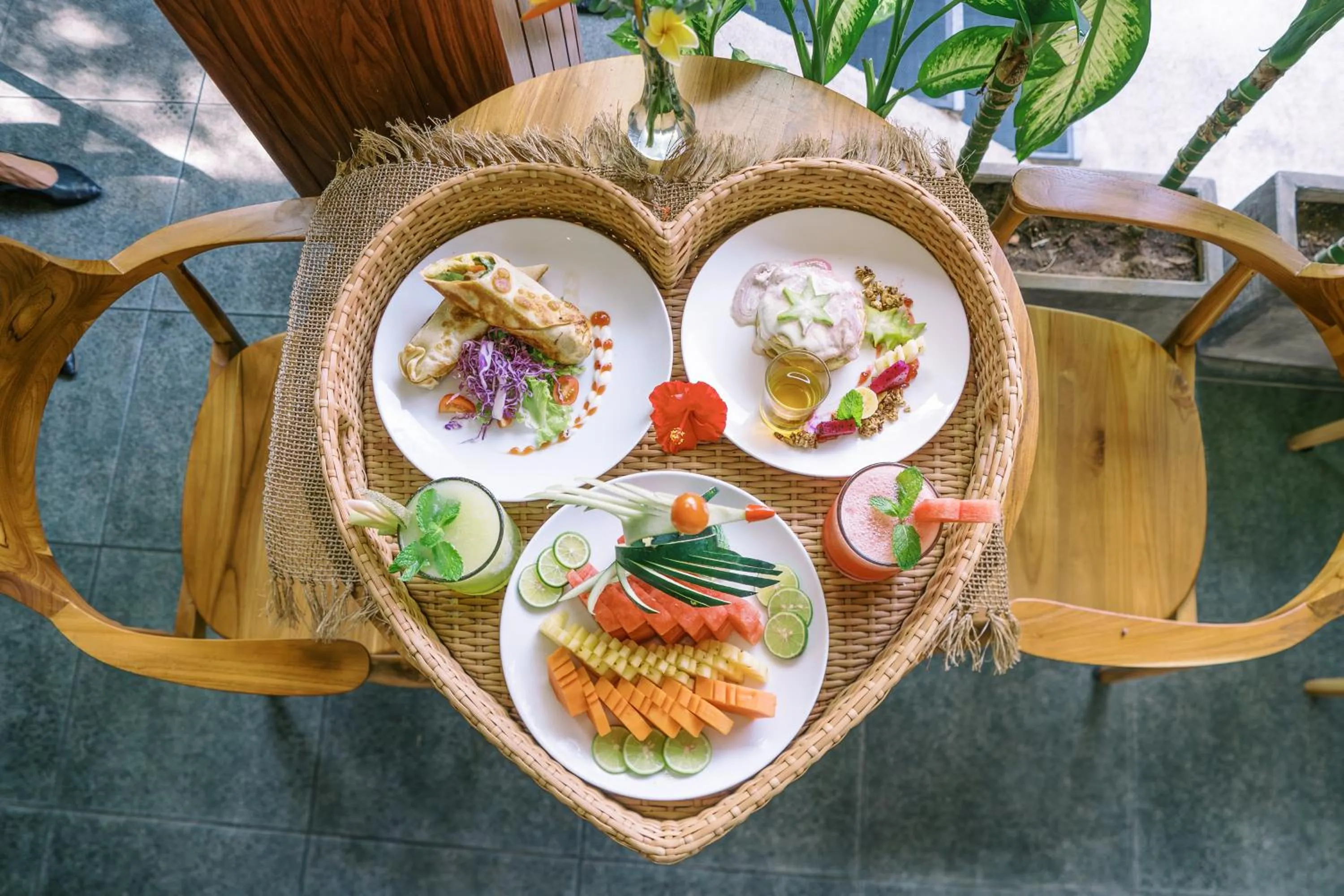 Breakfast in Abian Klumpu Villa & Spa Sanur Bali