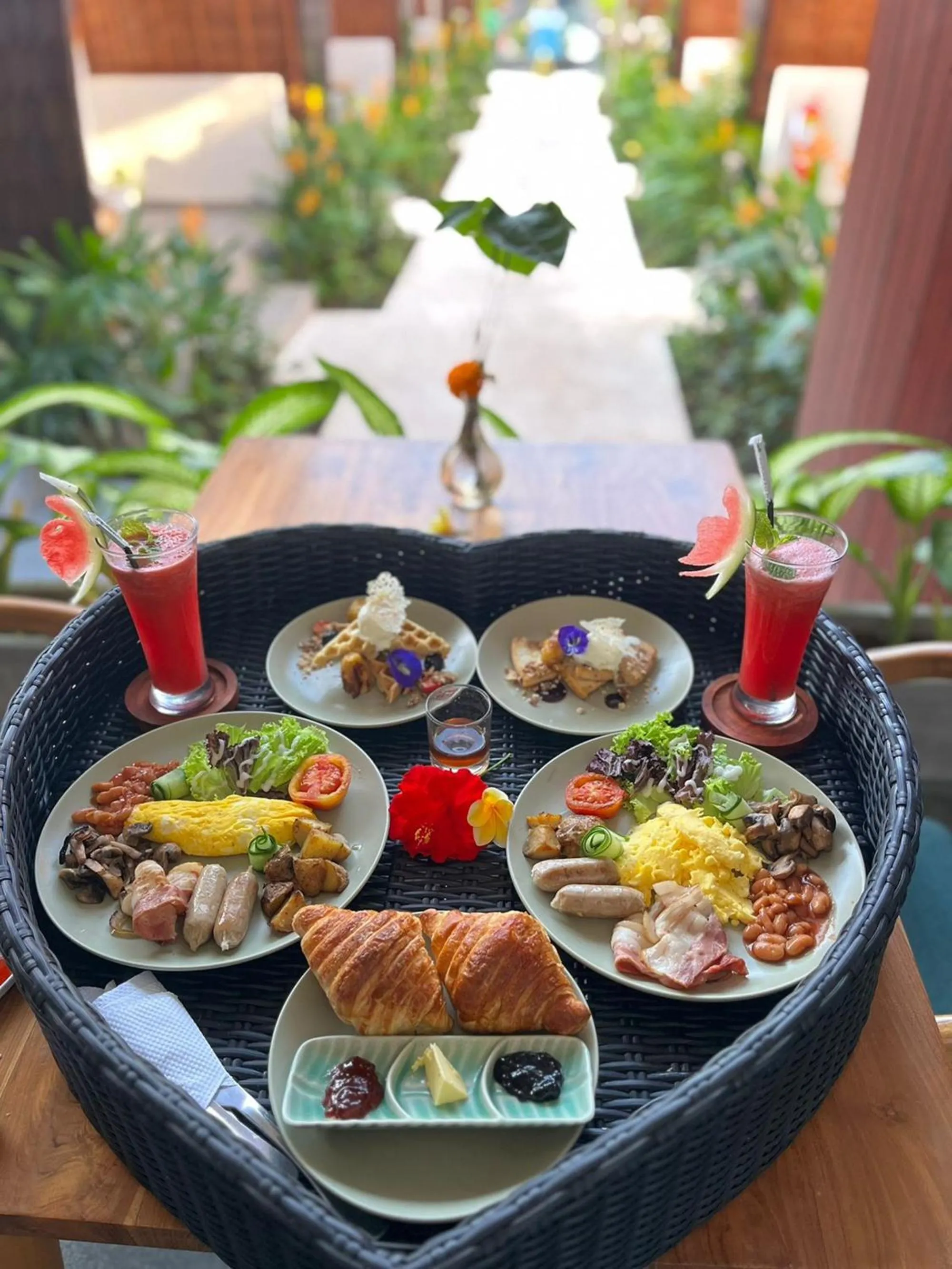 Breakfast in Abian Klumpu Villa & Spa Sanur Bali