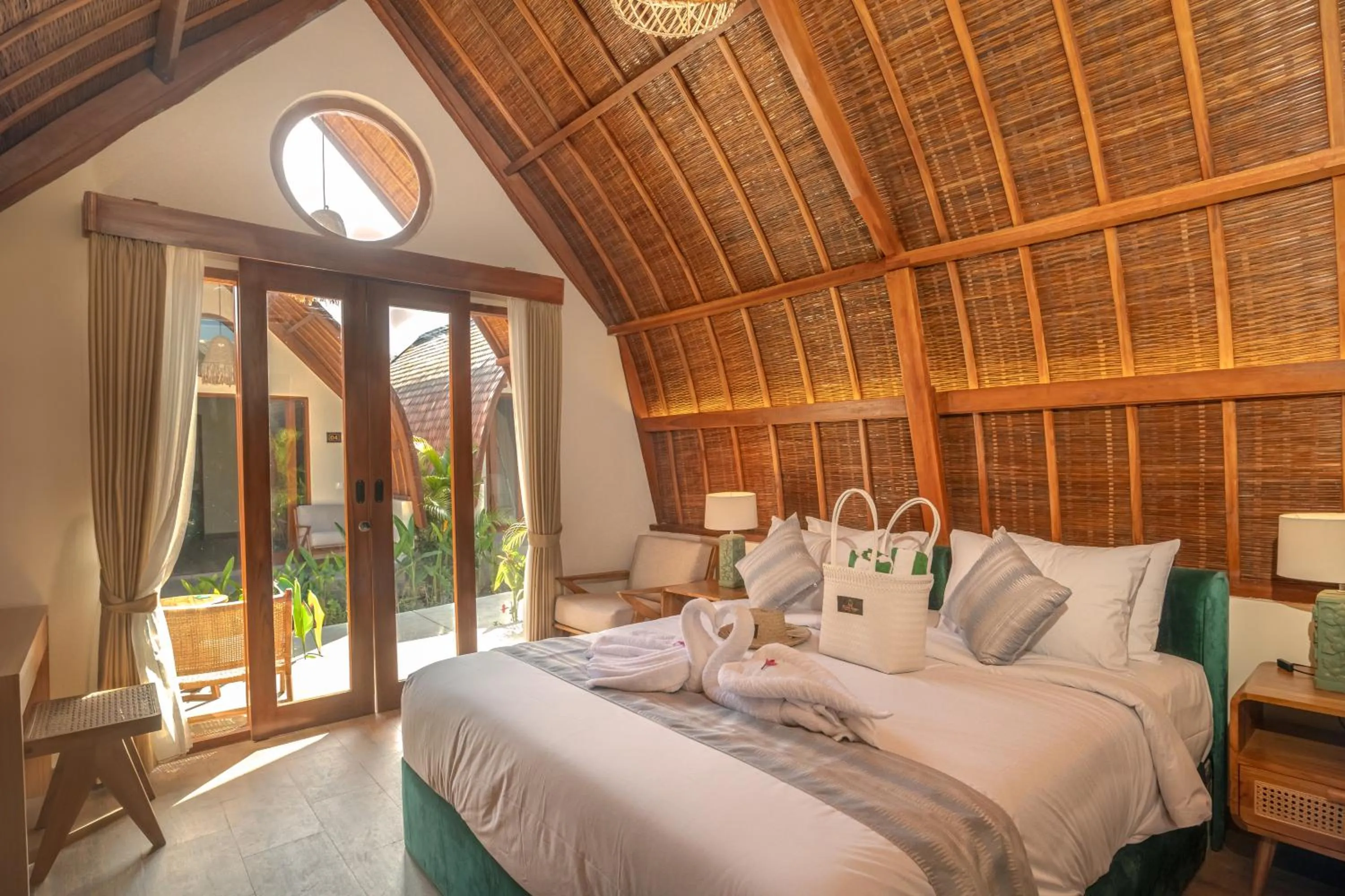 Bed in Abian Klumpu Villa & Spa Sanur Bali