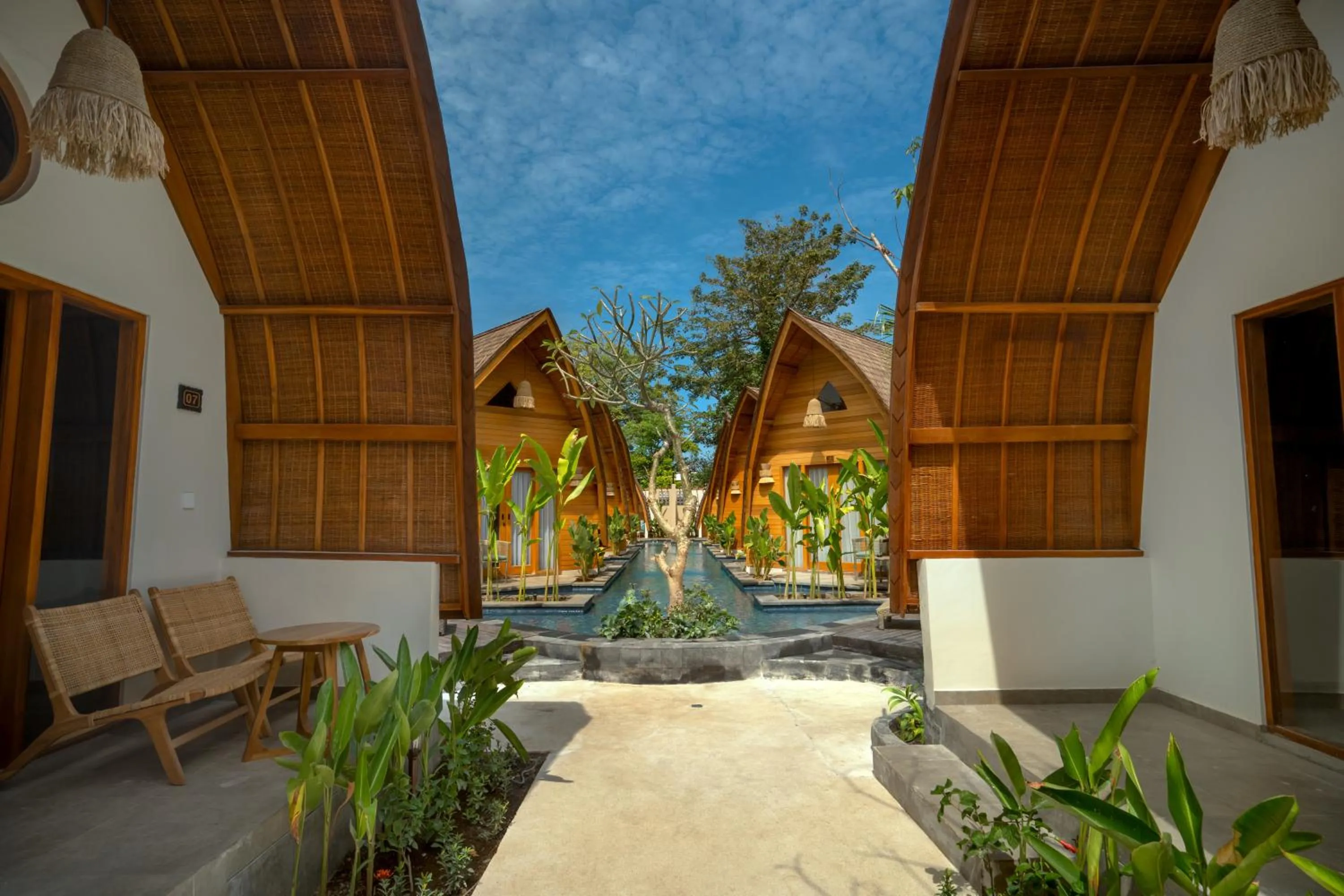 Garden view in Abian Klumpu Villa & Spa Sanur Bali