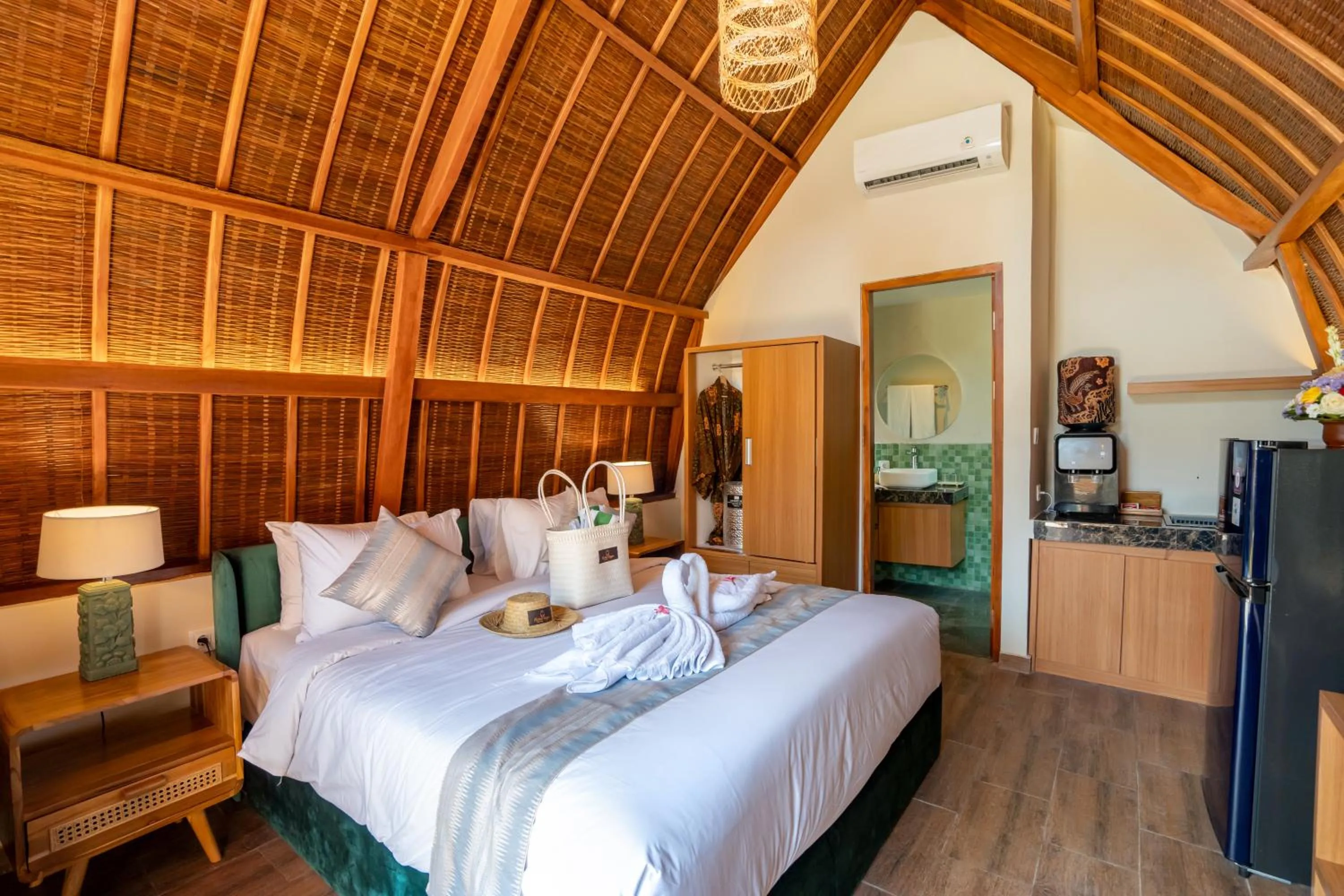 Bed in Abian Klumpu Villa & Spa Sanur Bali