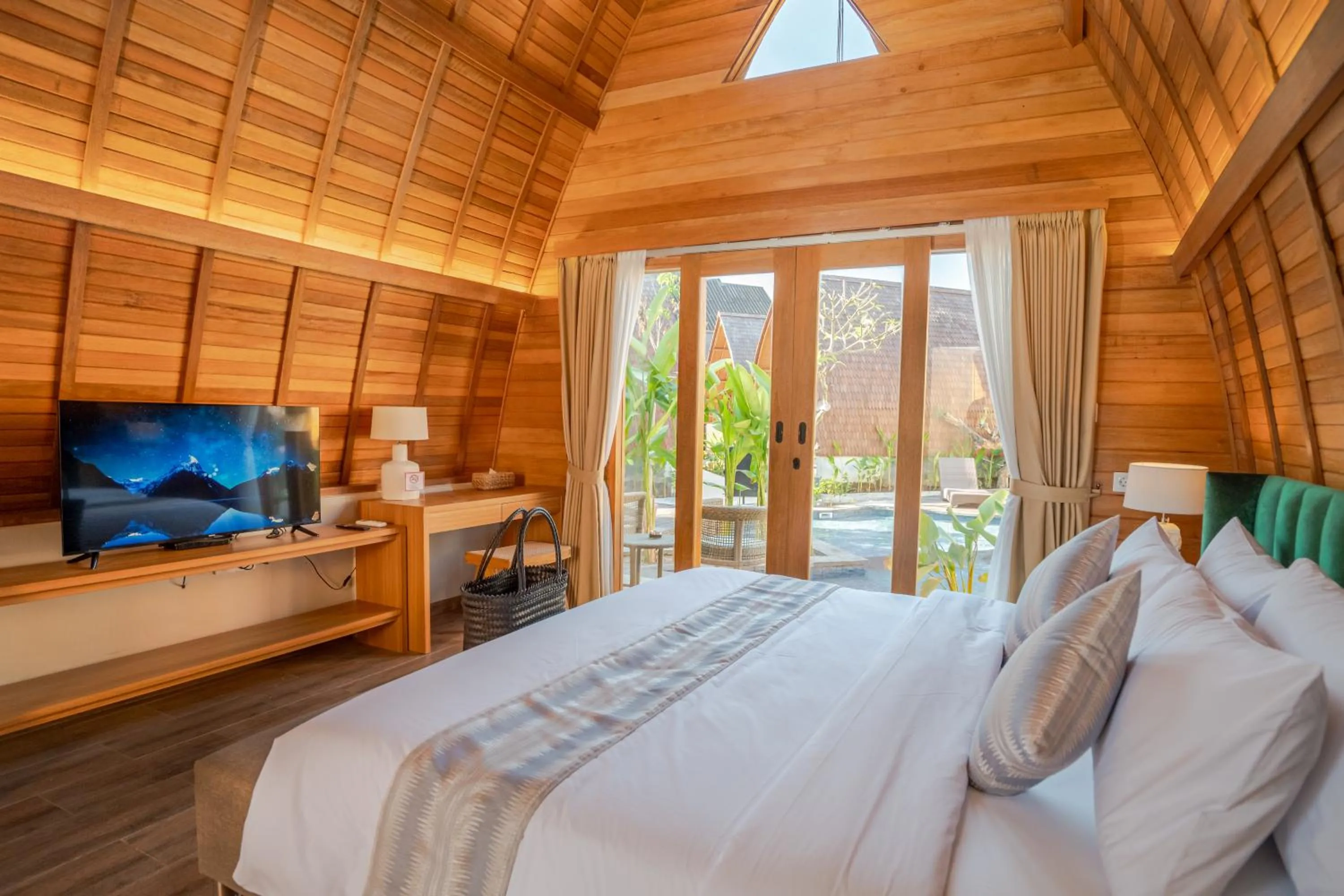 Bedroom, Bed in Abian Klumpu Villa & Spa Sanur Bali