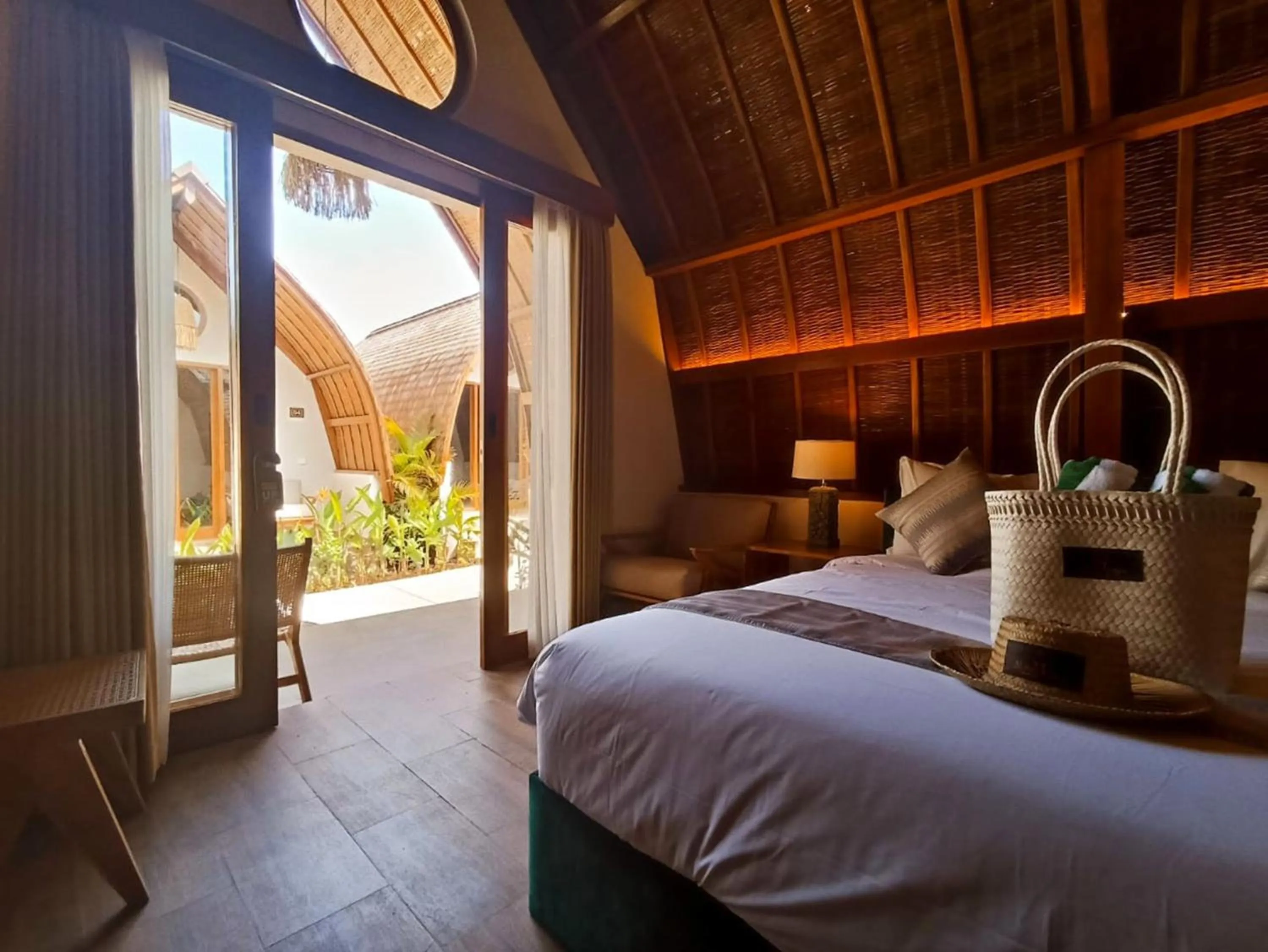 Bed in Abian Klumpu Villa & Spa Sanur Bali