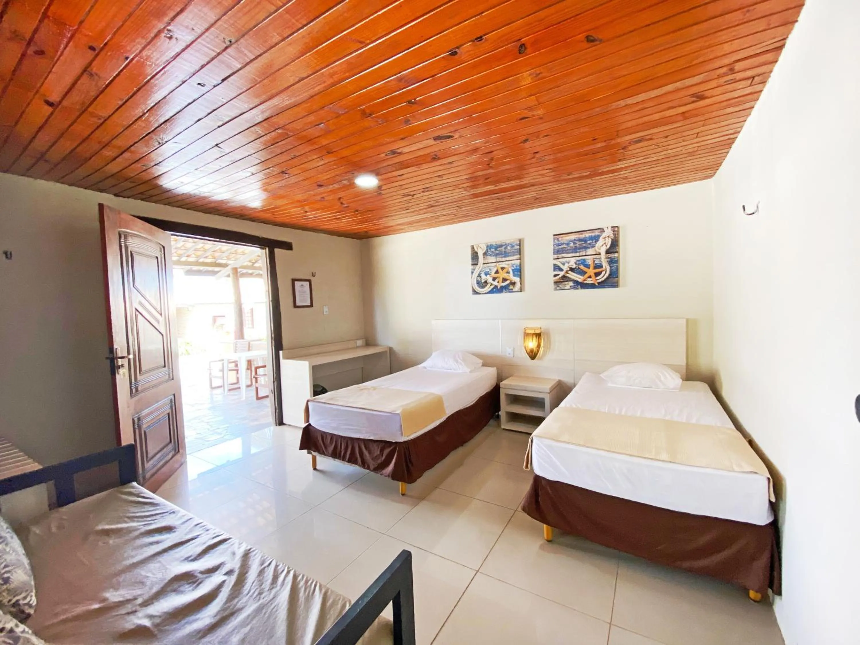 Bed in Hotel Parque das Fontes