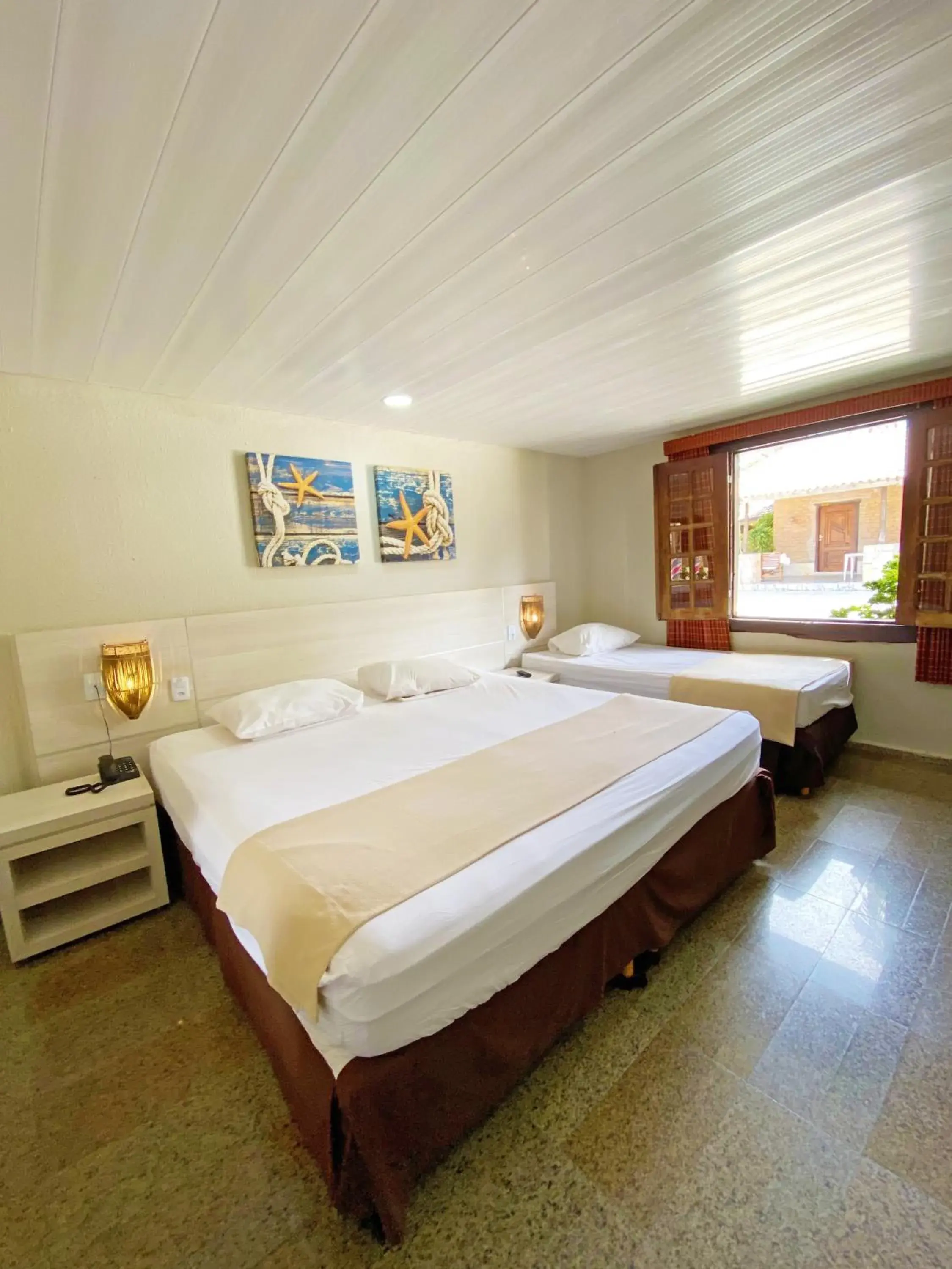 Bed in Hotel Parque das Fontes Bed in Hotel Parque das Fontes