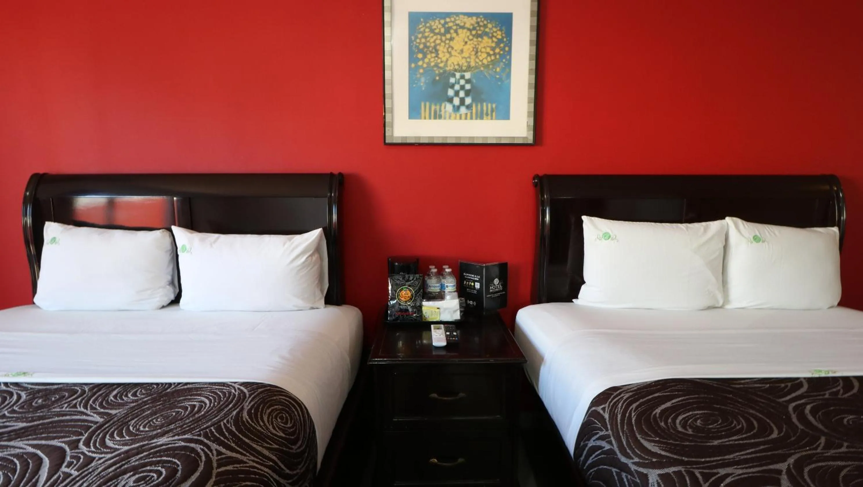 Bed in HOTEL BUGAMBILIAS