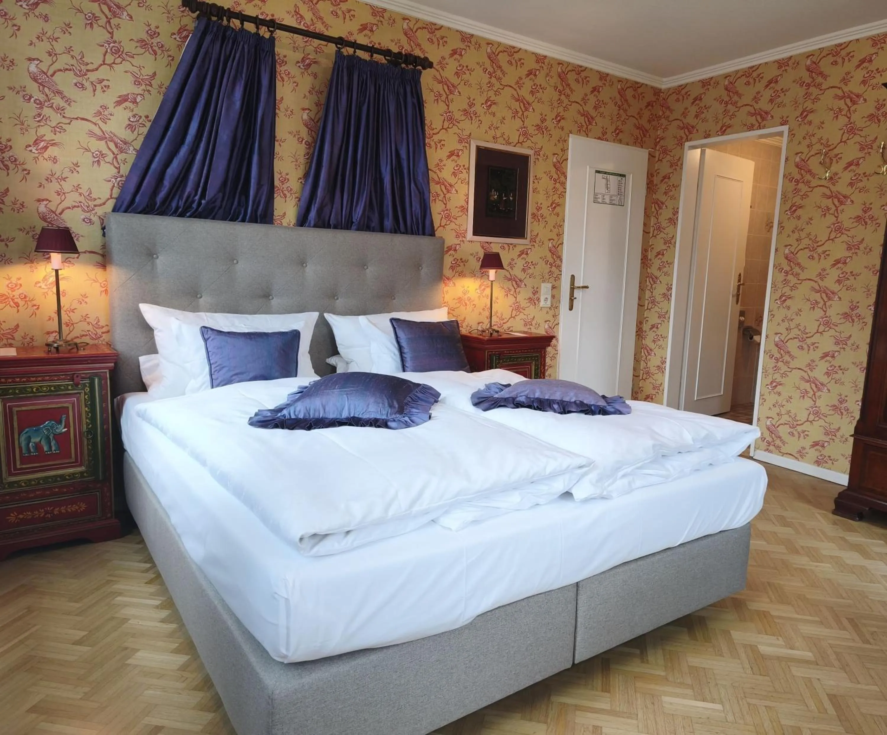 Bed in Hotel Goldener Anker