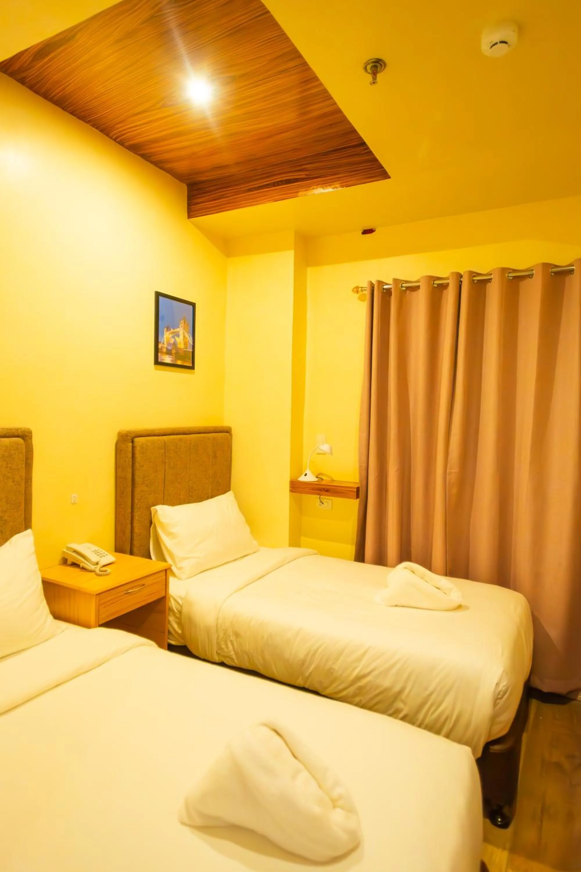 Bed in Raim Hotel