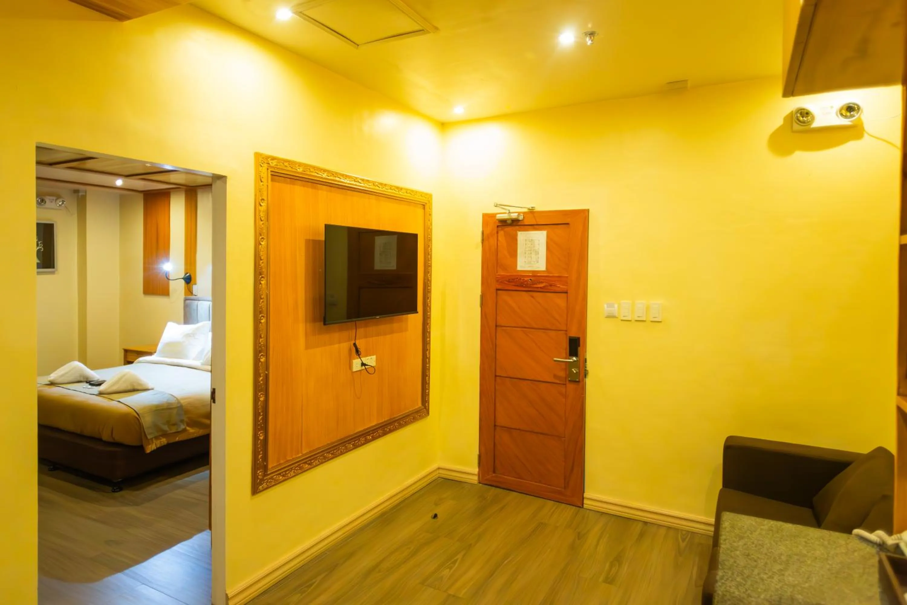 Bed in Raim Hotel