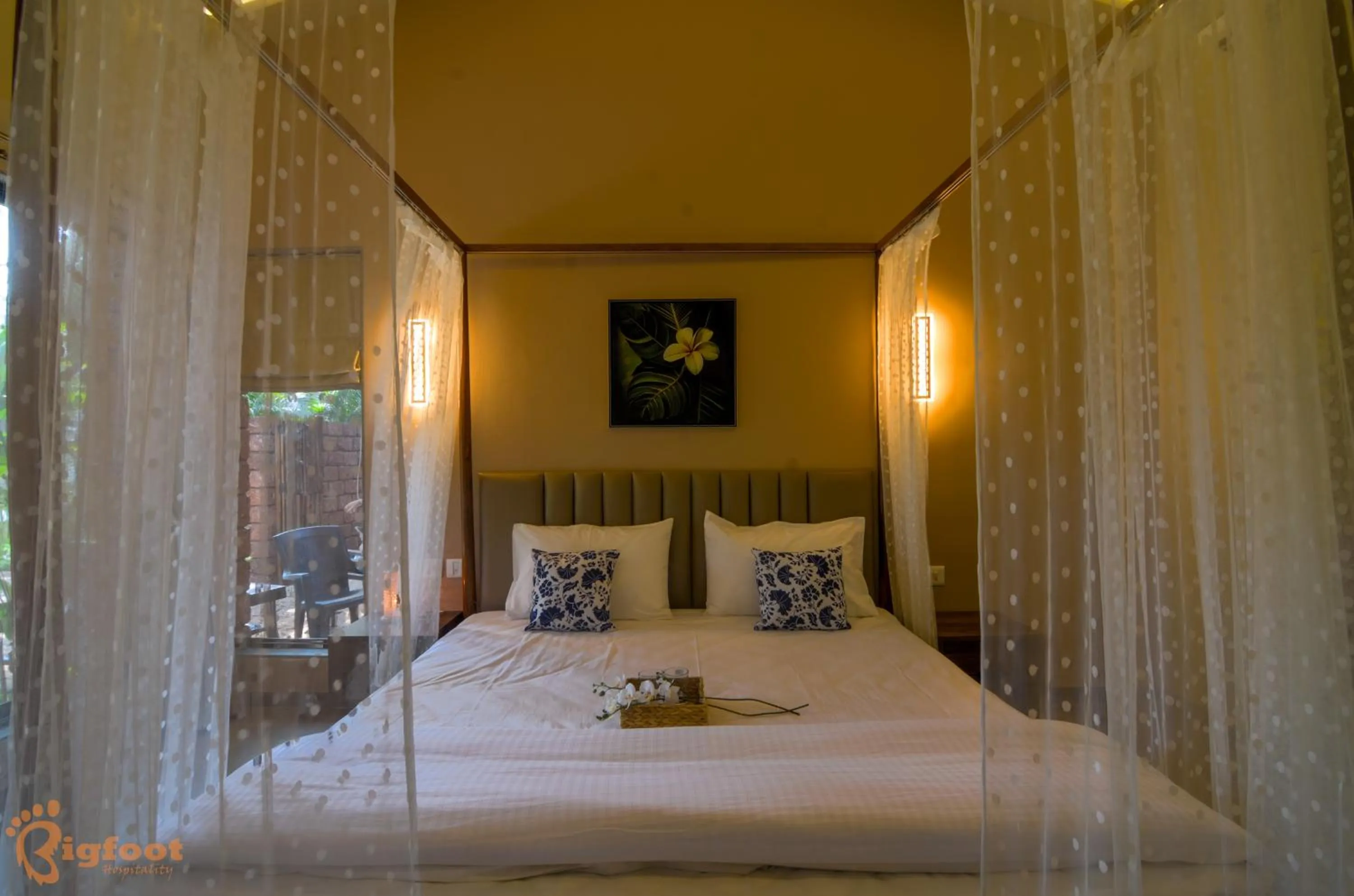 Bed in Jomo Resort