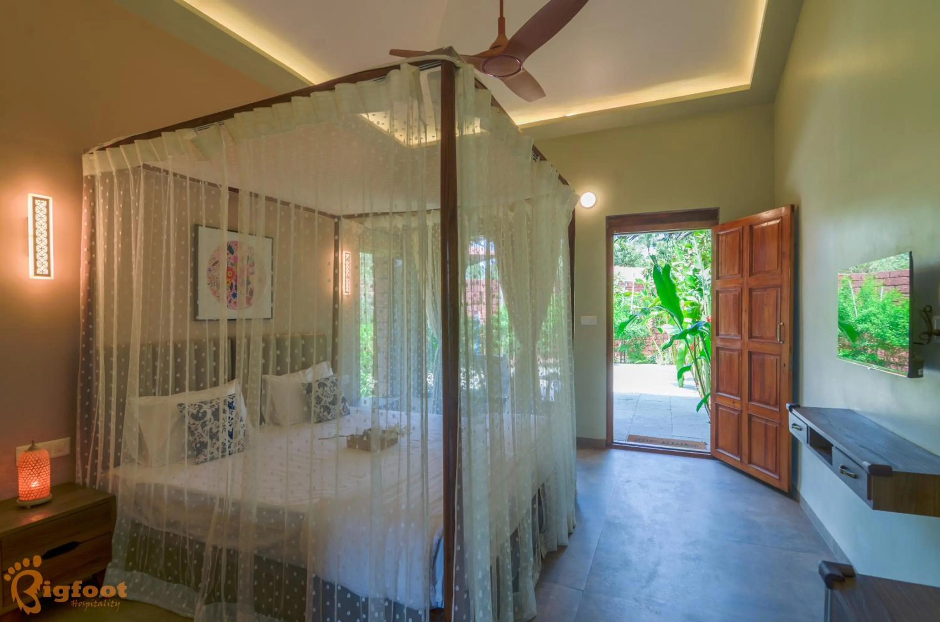 Bed in Jomo Resort