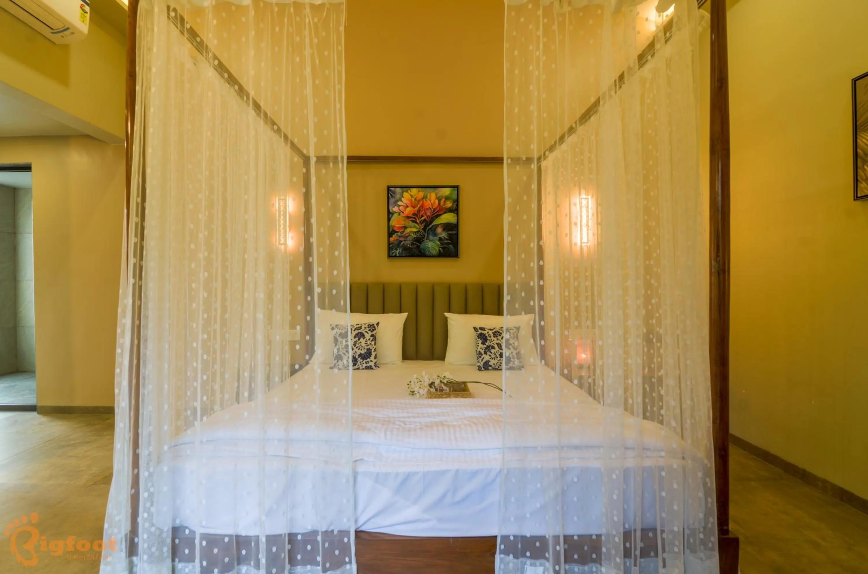 Bed in Jomo Resort