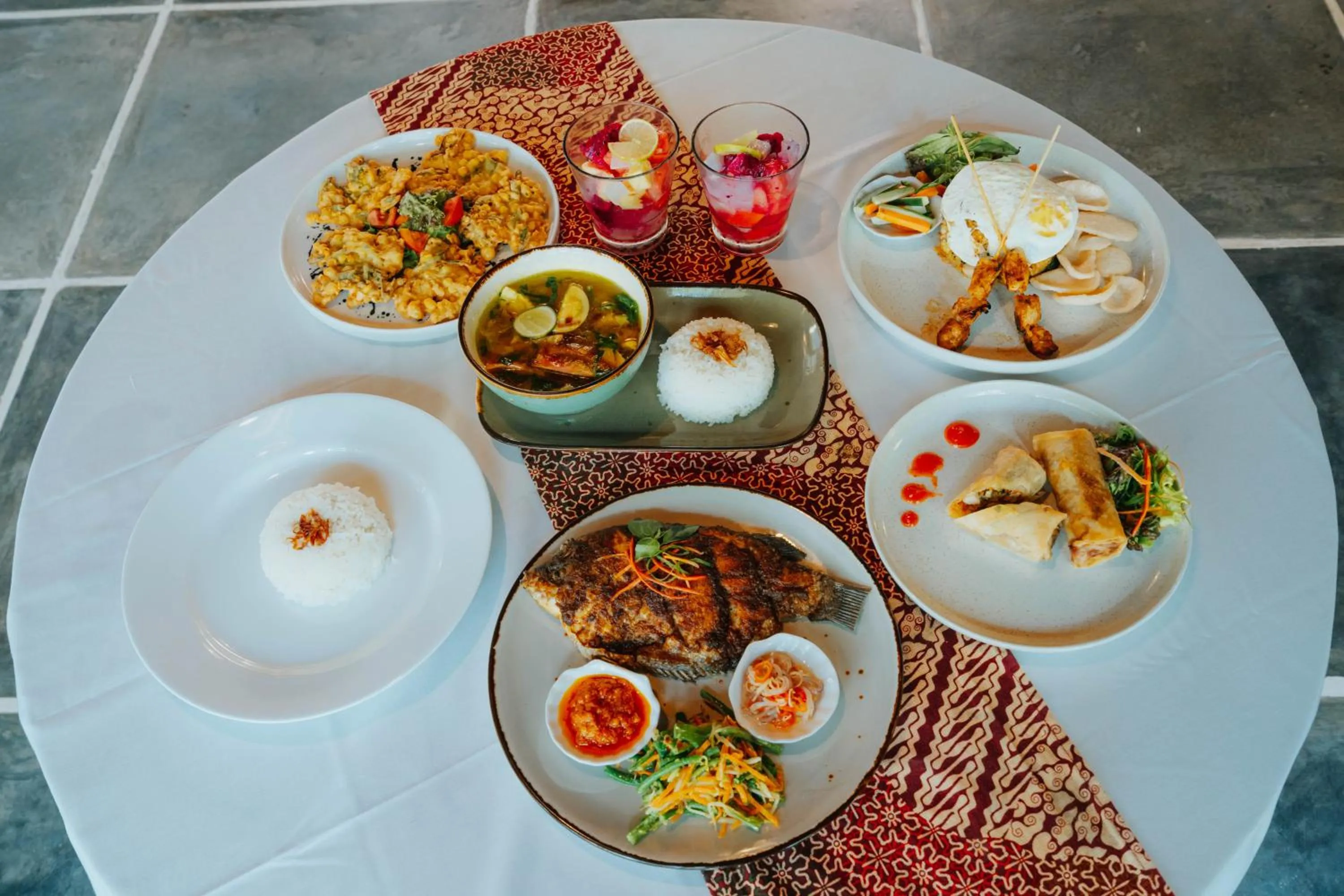 Food and drinks in Alam Penari Resort Ubud