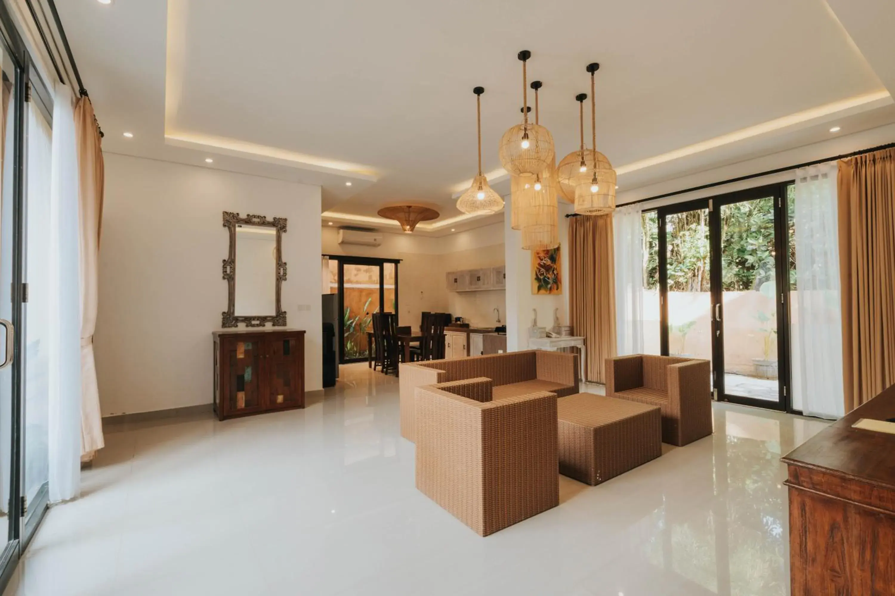 Living room in Alam Penari Resort Ubud Living room in Alam Penari Resort Ubud