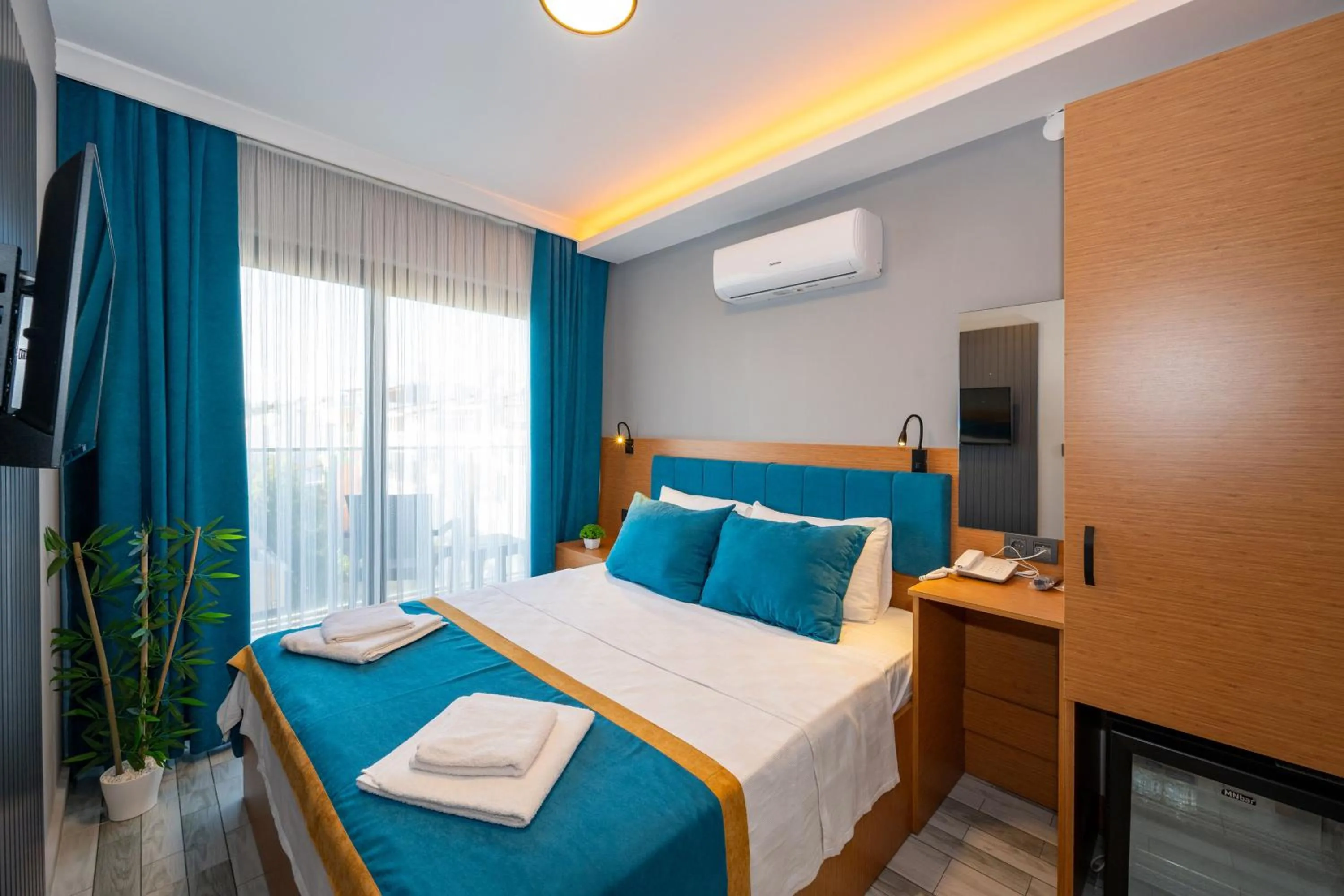 Bed in Otel Carpediem Gold Kuşadası