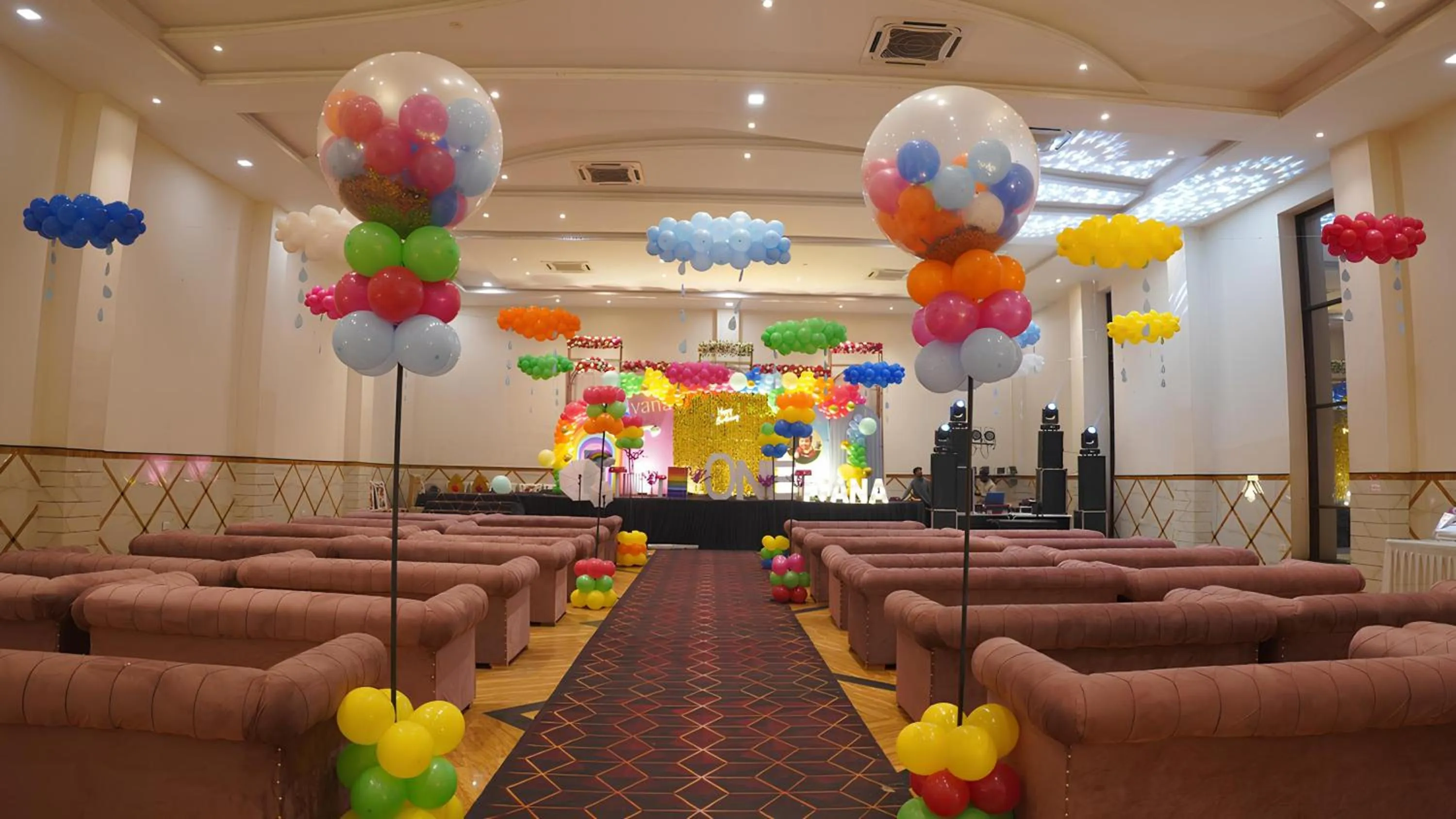 Communal lounge/ TV room in Nirmal Hotel And Resort