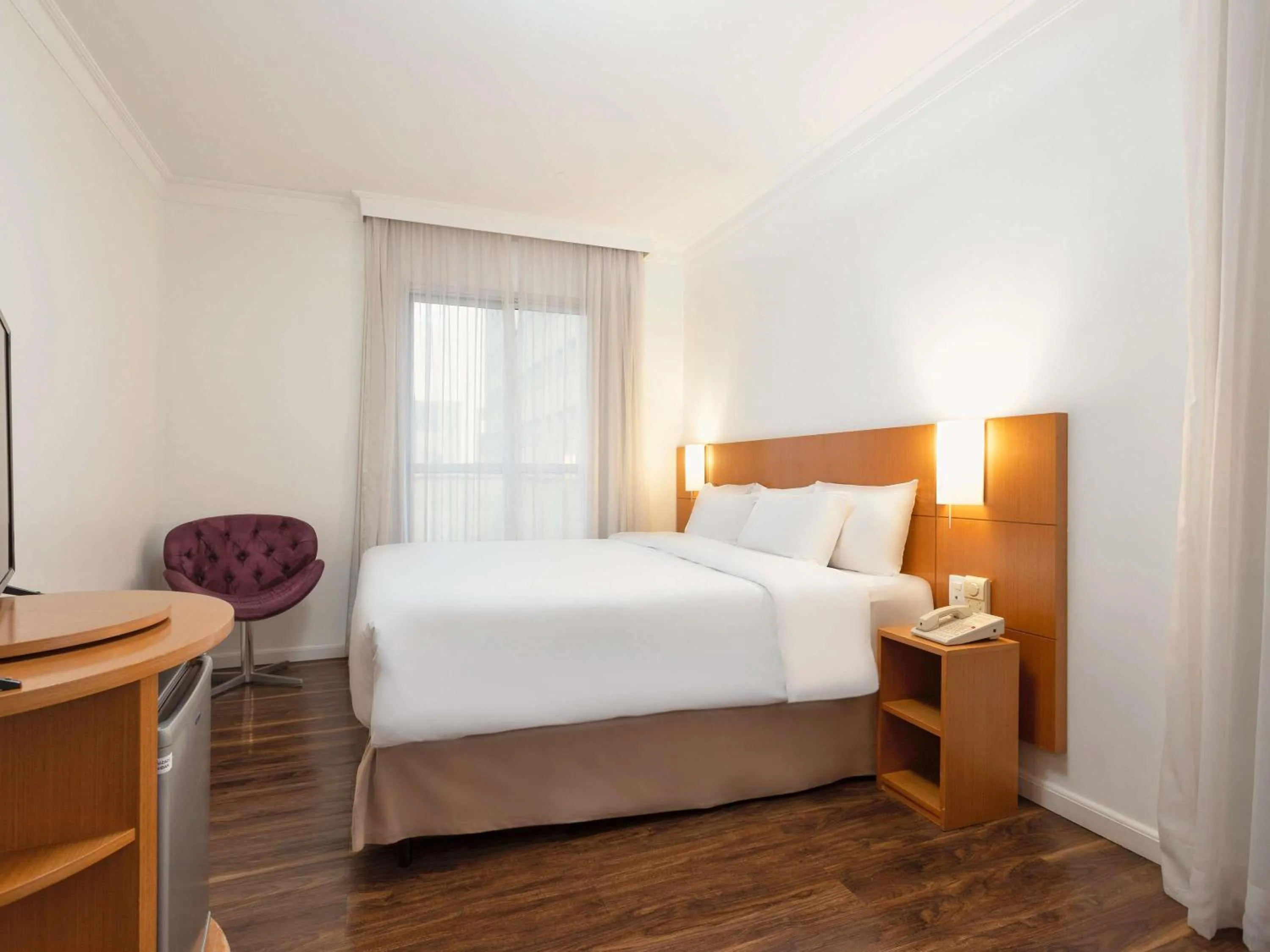 Bedroom, Bed in Mercure Sao Paulo Paulista