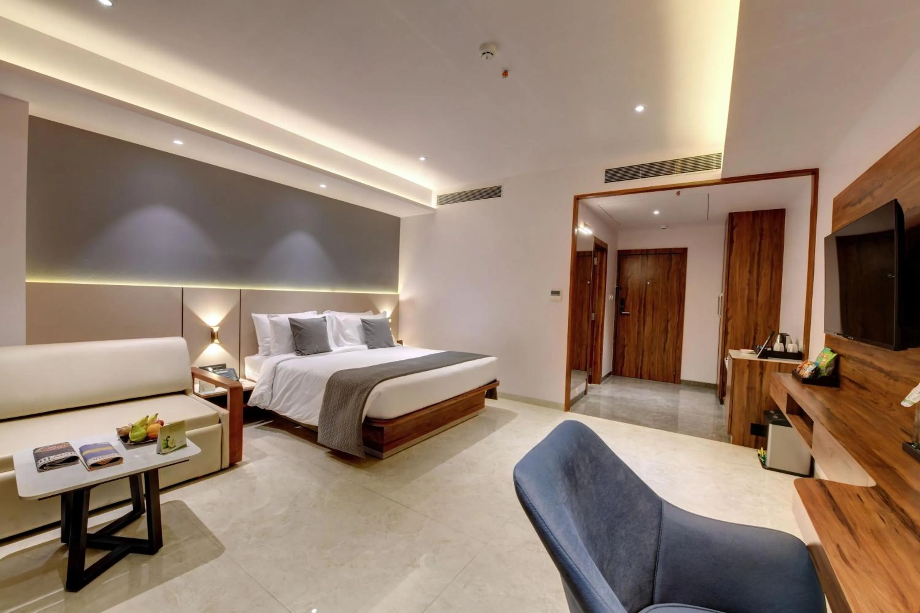 Photo of the whole room, Bed in The Fern Residency, Bhiwandi-Pimplas