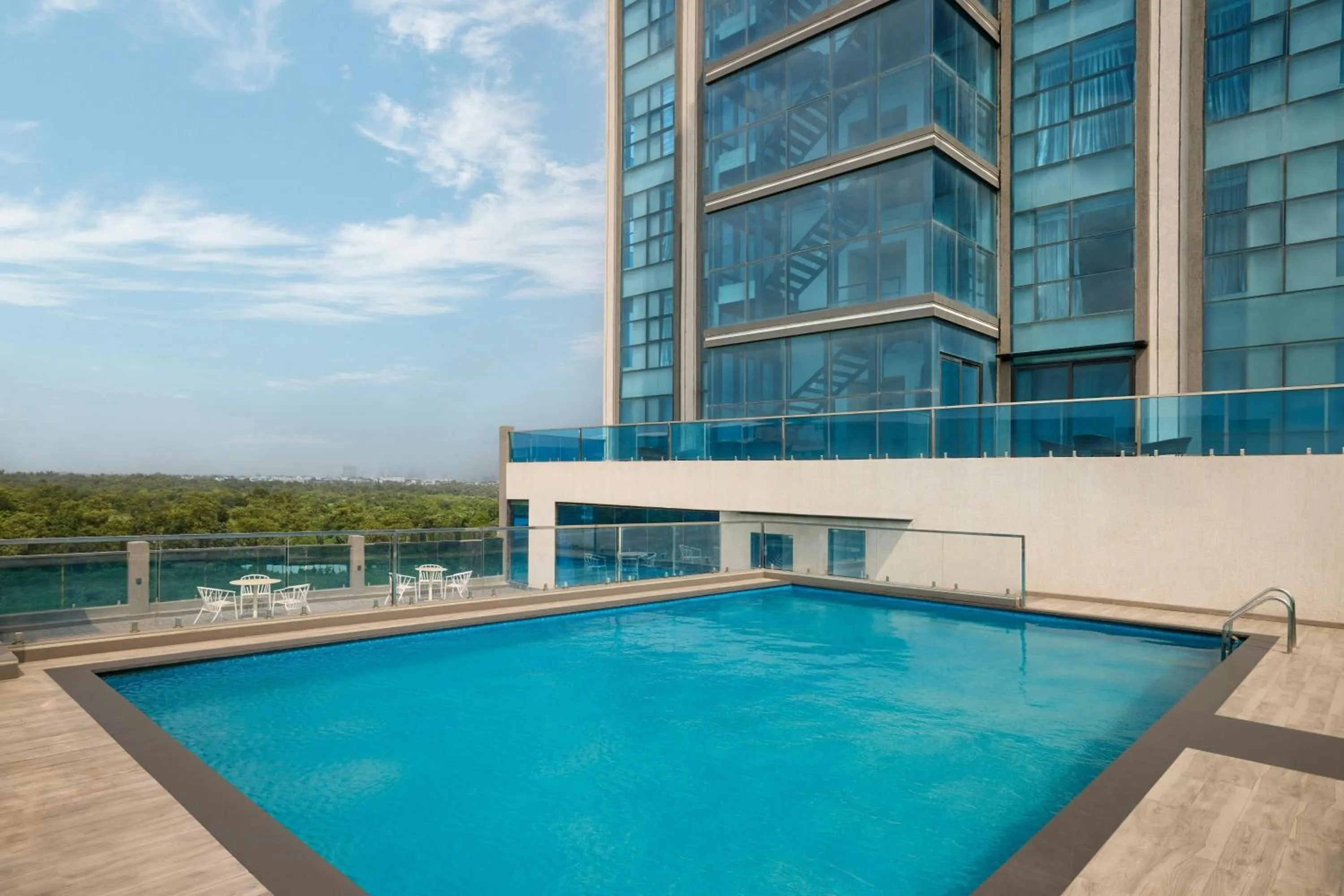 Swimming pool in The Fern Residency, Bhiwandi-Pimplas, Series by Marriott