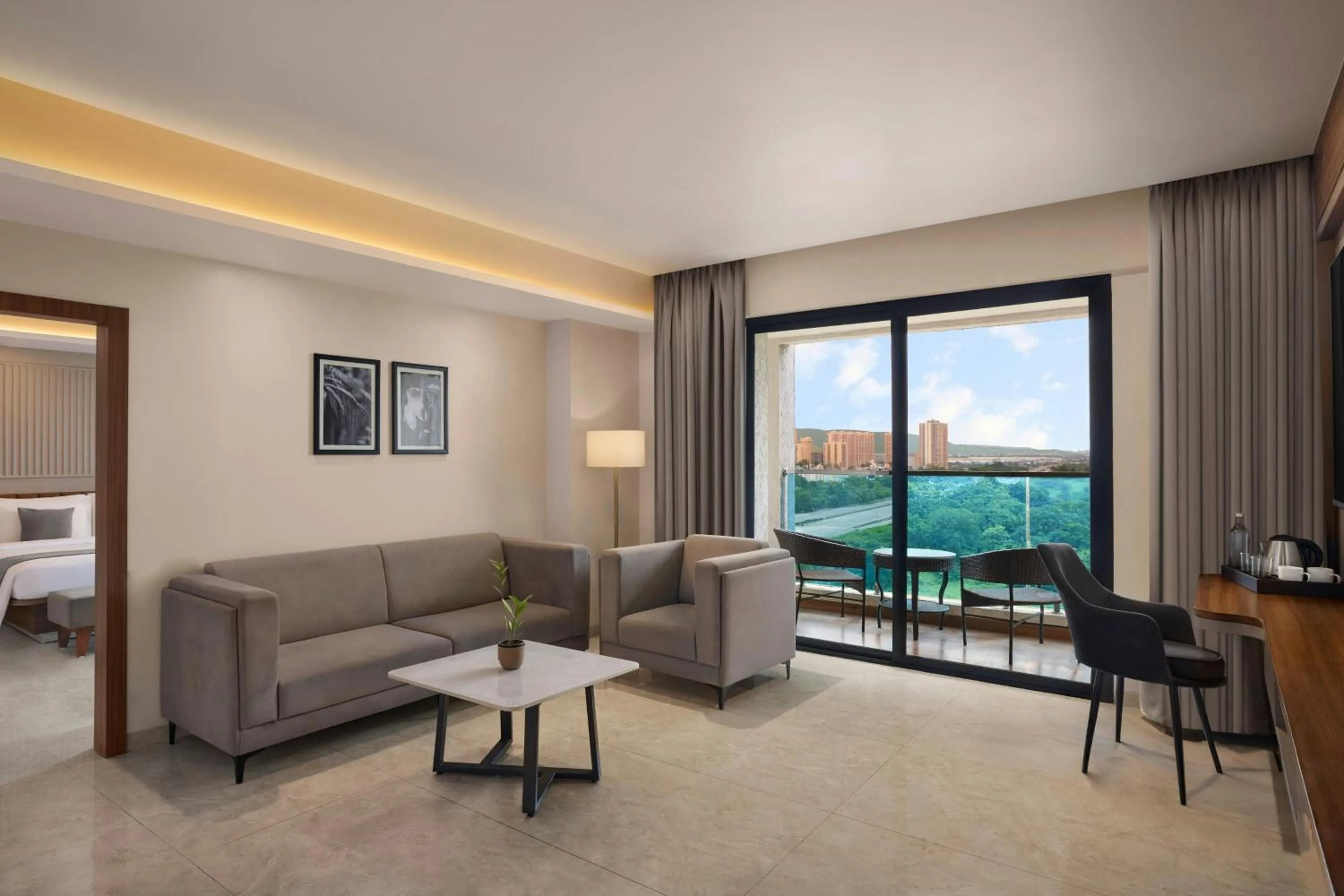 Living room in The Fern Residency, Bhiwandi-Pimplas, Series by Marriott