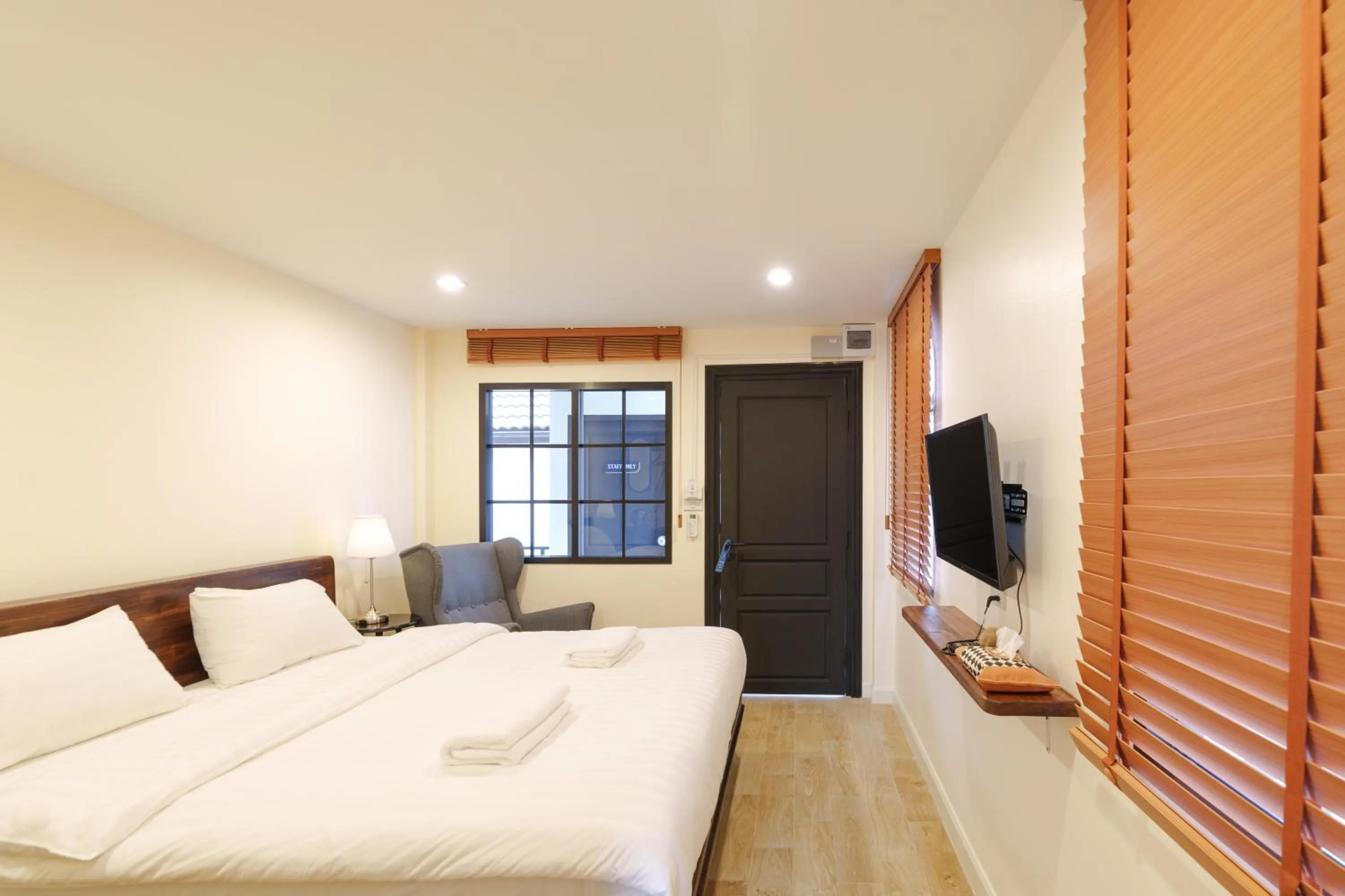 View (from property/room), Bed in Holiday Cottage Chiang Mai Old Town