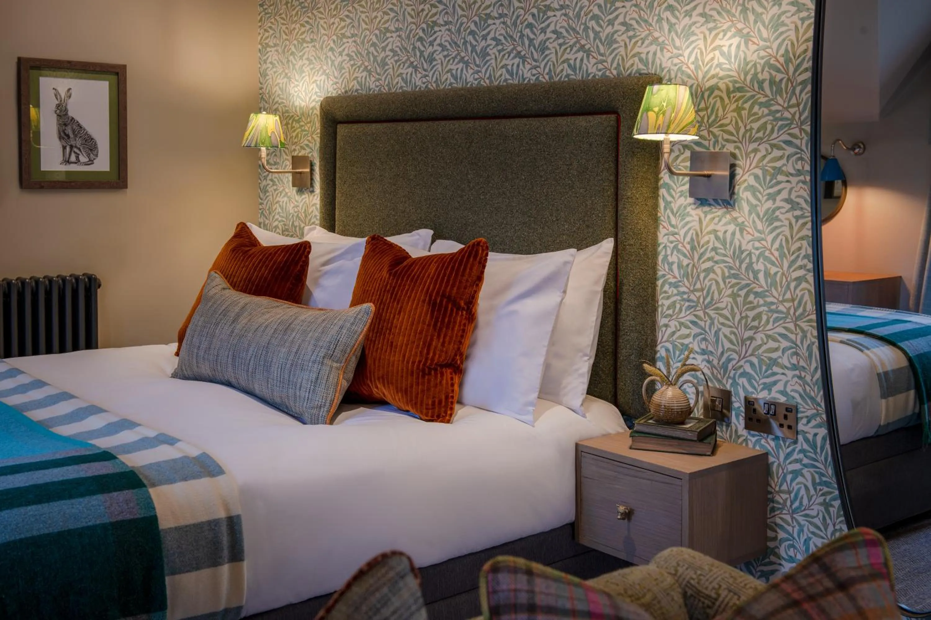 Bed in The Red Lion & Manor House