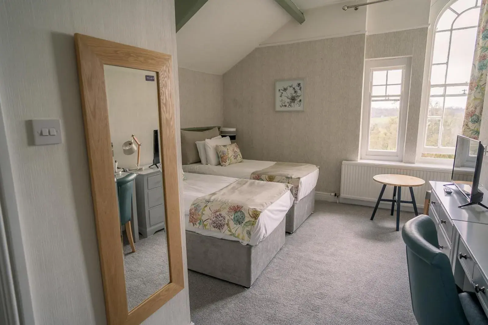 Twin Room in Court Colman Manor Twin Room in Court Colman Manor