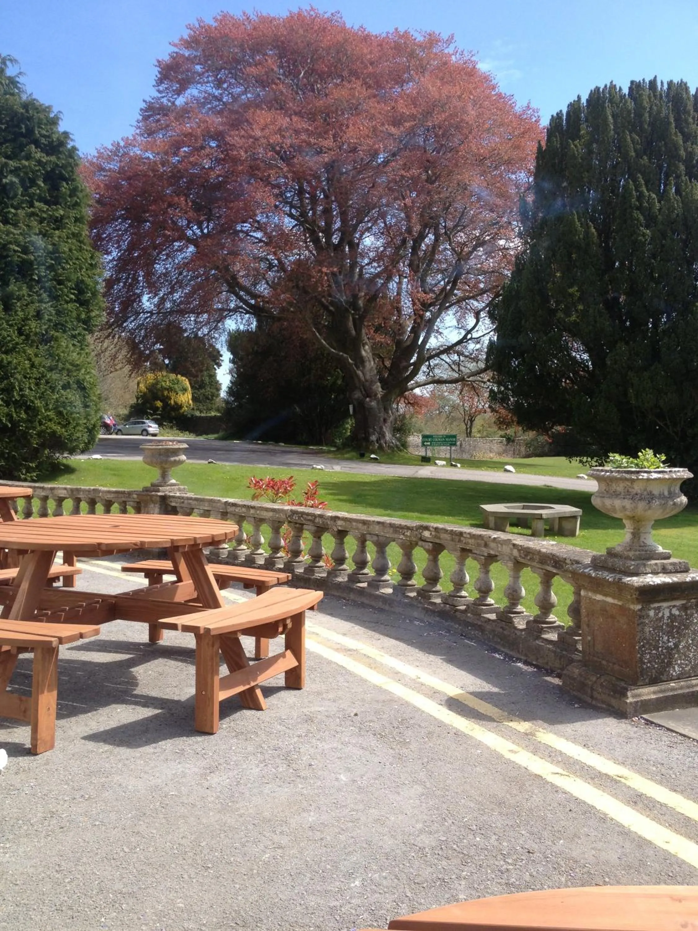Patio in Court Colman Manor