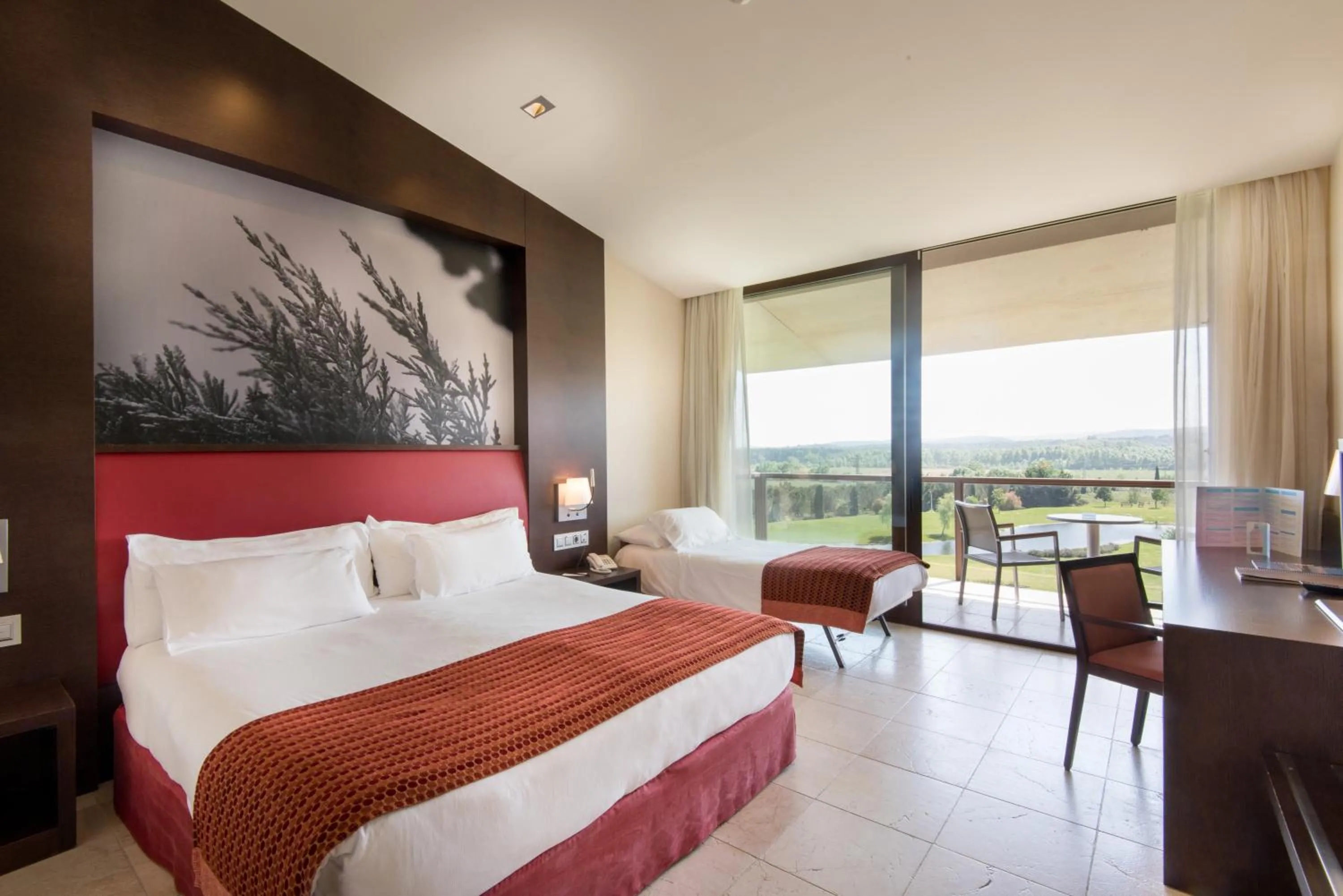 Photo of the whole room, Bed in Hotel Mas Solà