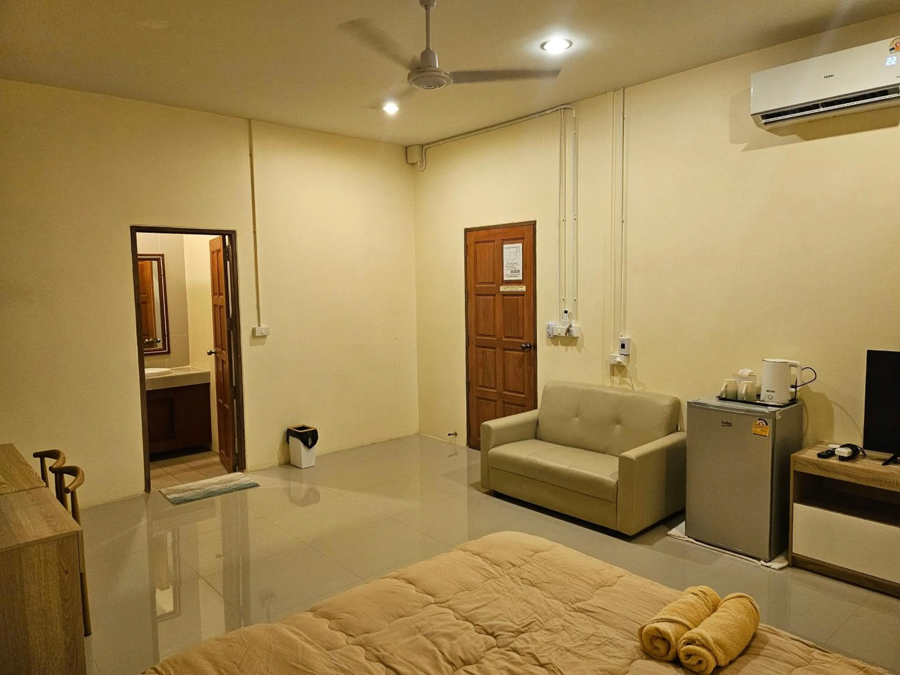 Bed in SKYPEARL Guesthouse & Café