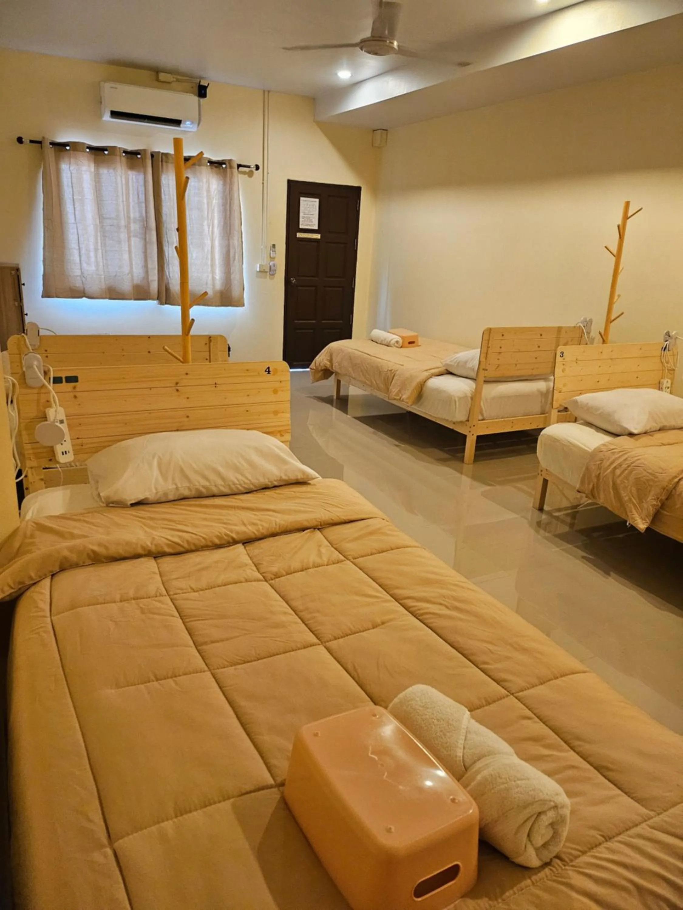 Bed in SKYPEARL Guesthouse & Café