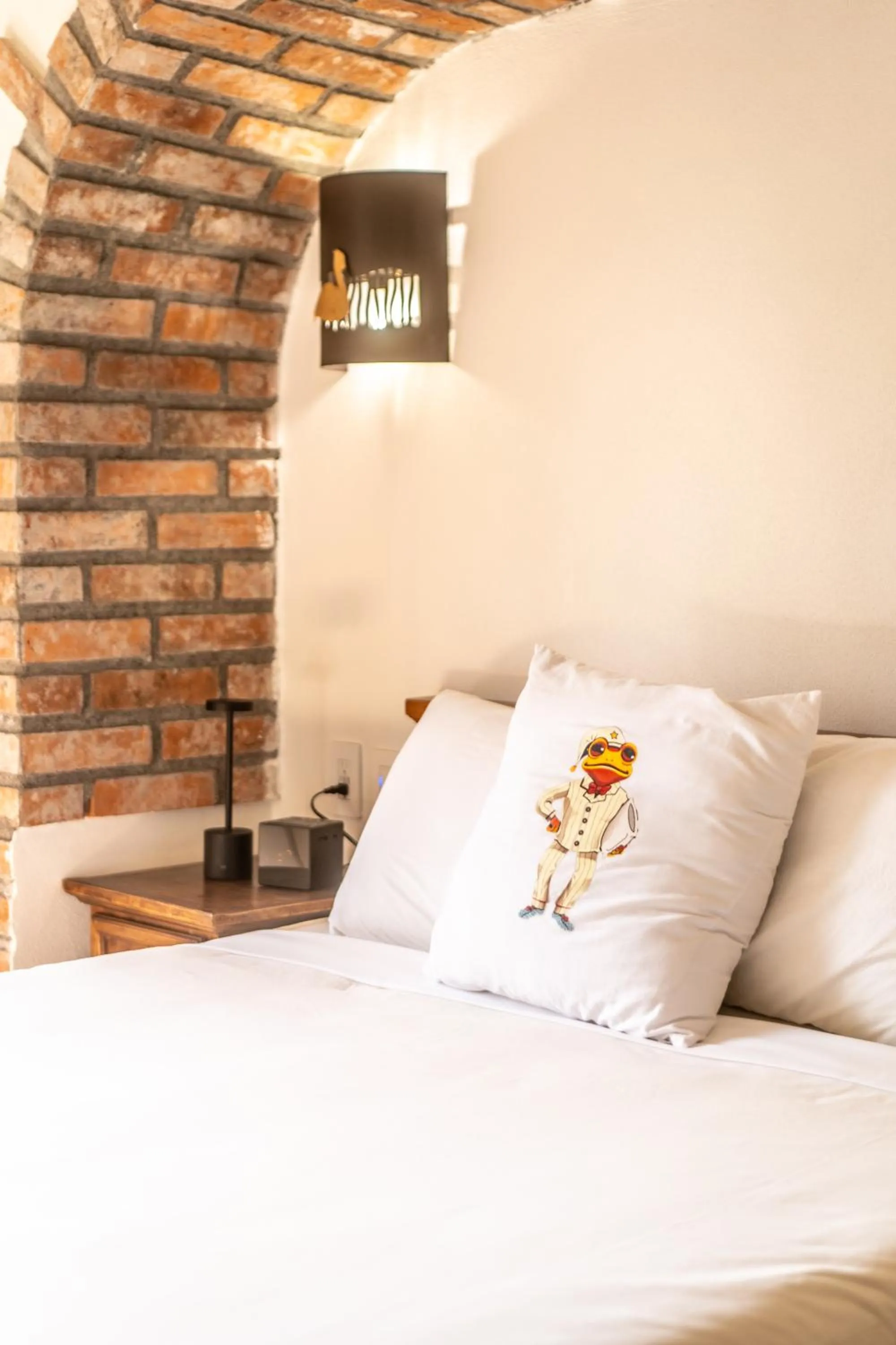 Bed in 5 Frogs Hotel Bucerias