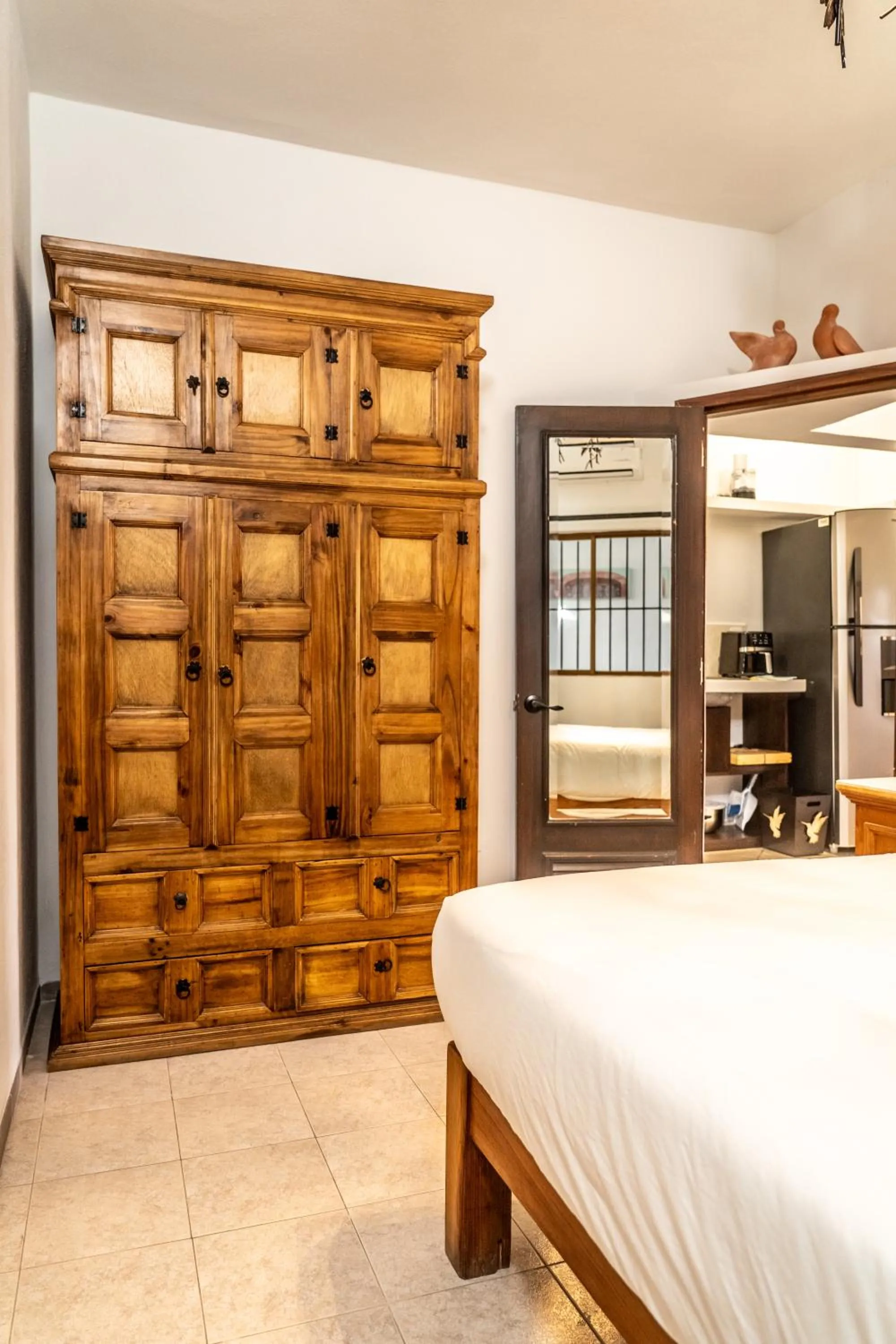 Bed in 5 Frogs Hotel Bucerias