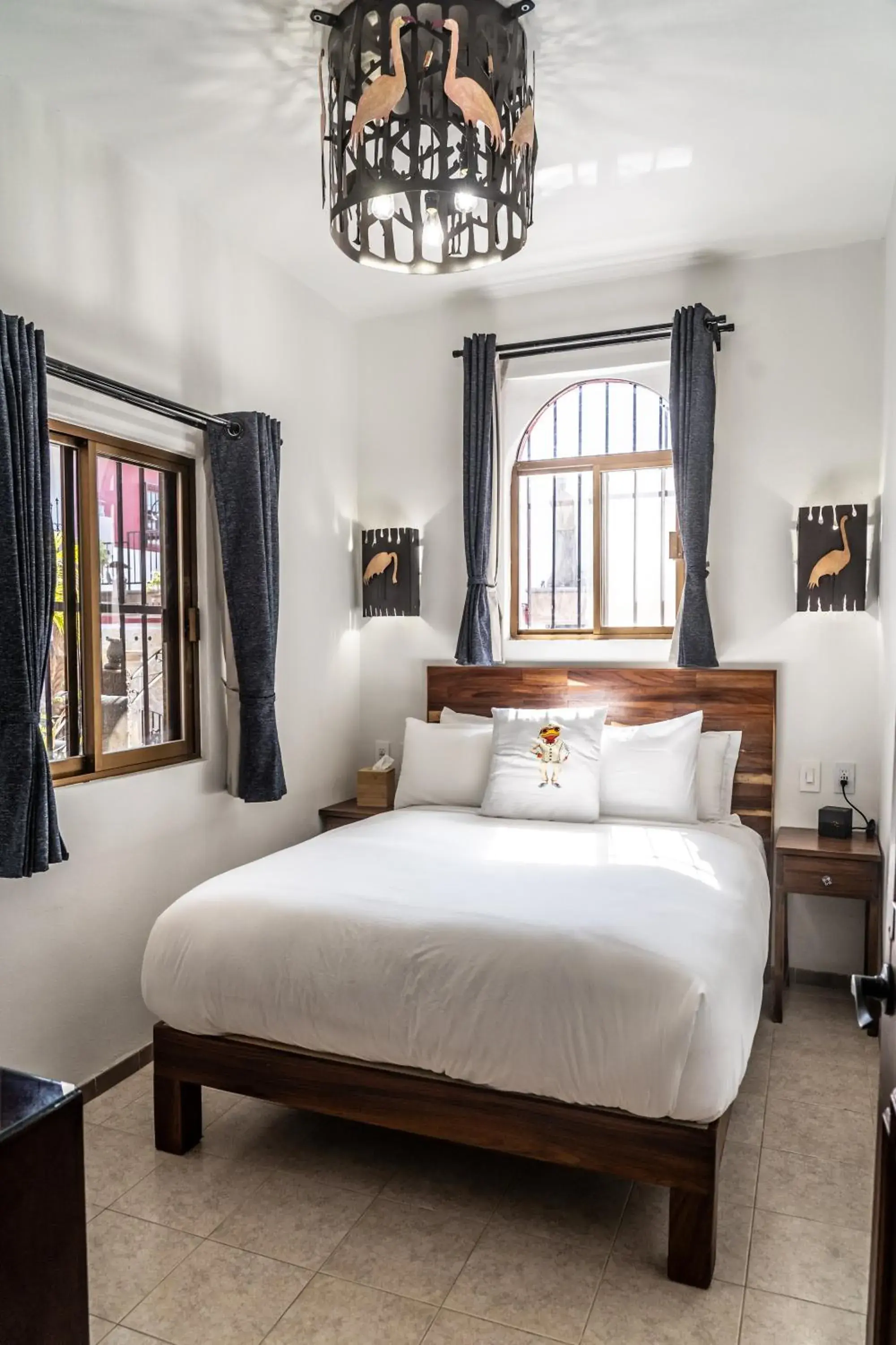 Bed in 5 Frogs Hotel Bucerias Bed in 5 Frogs Hotel Bucerias